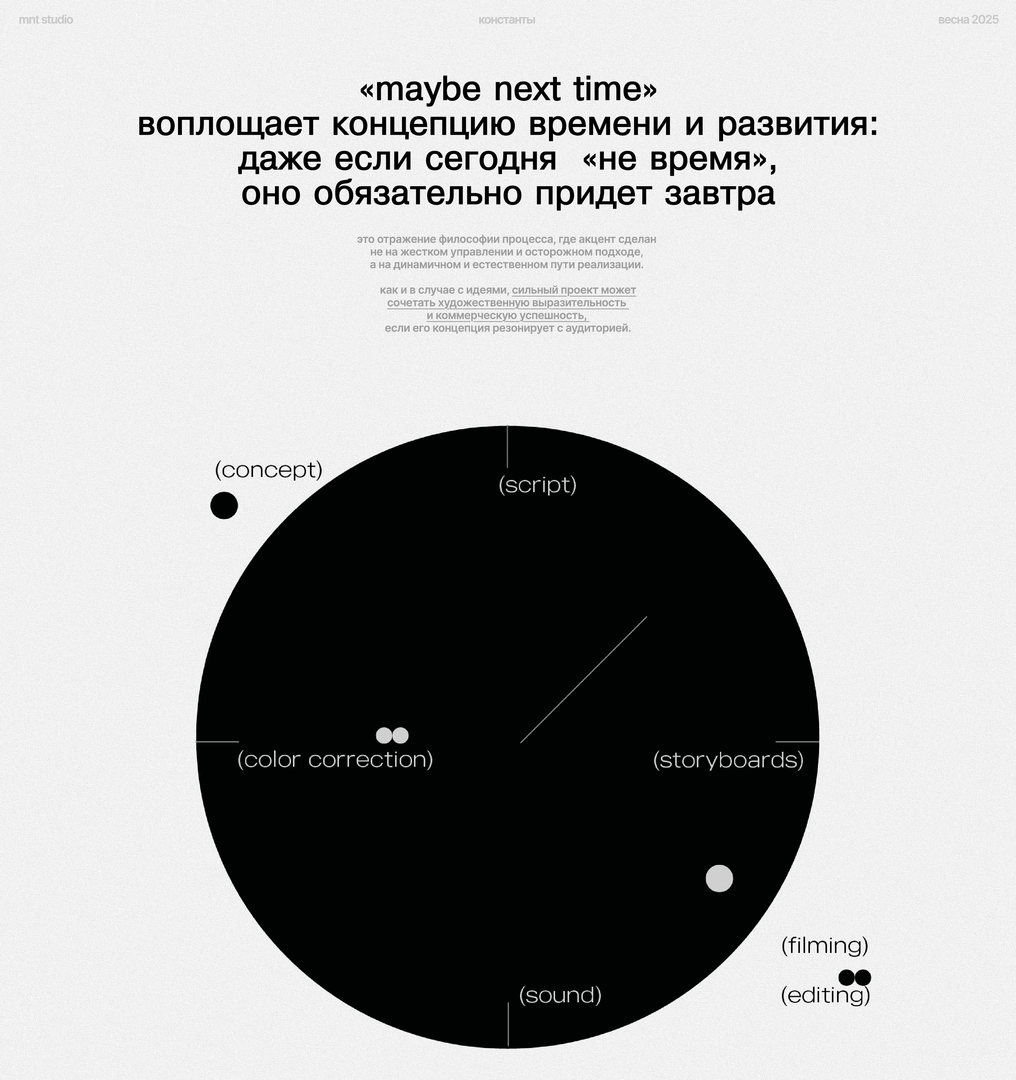 MNT студия видеопродакшена I айдентика, сайт — Изображение №4 — Интерфейсы, Брендинг на Dprofile