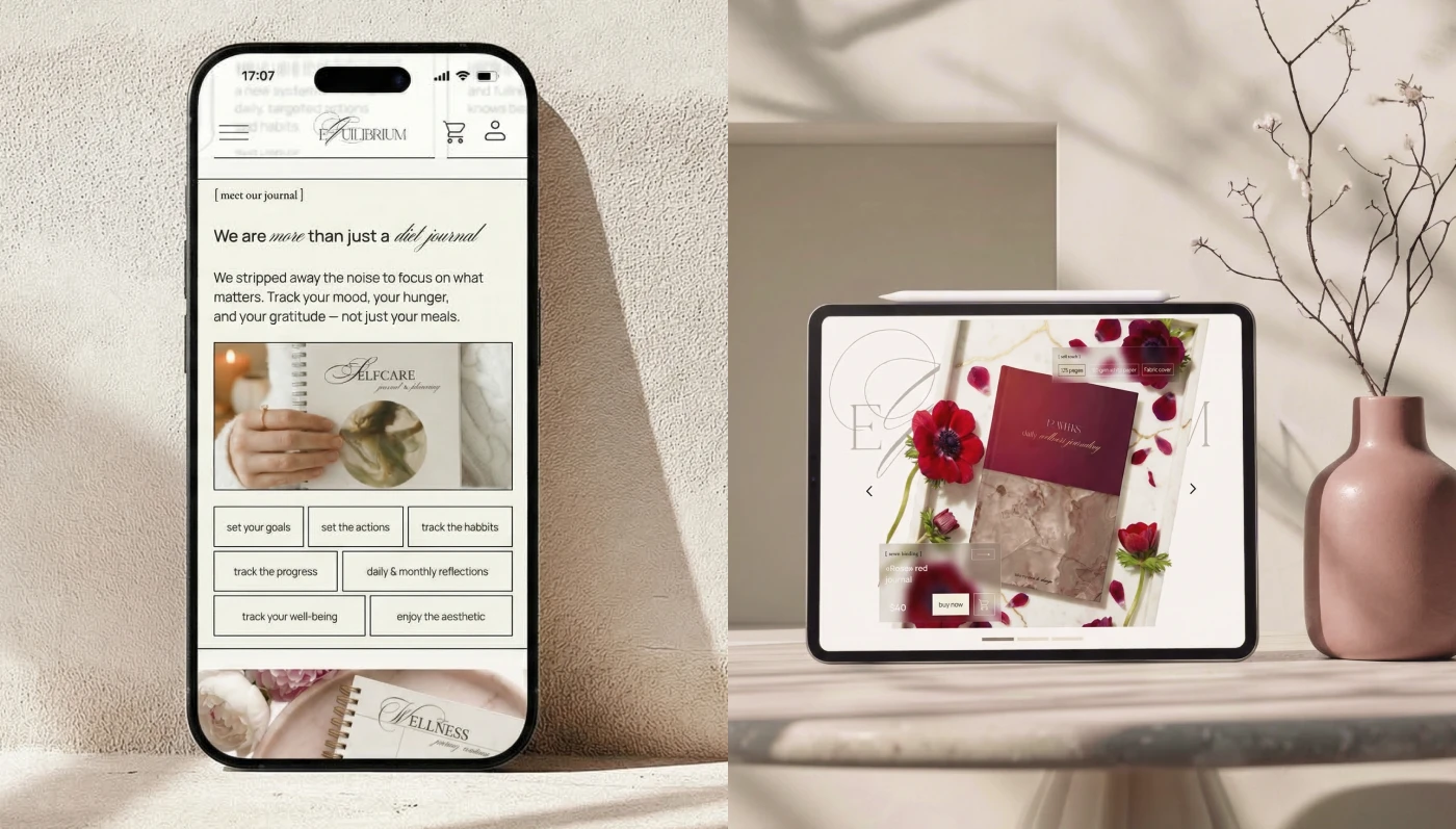 EQUILIBRIUM | E-commerce website | UX/UI — Изображение №5 — Интерфейсы на Dprofile