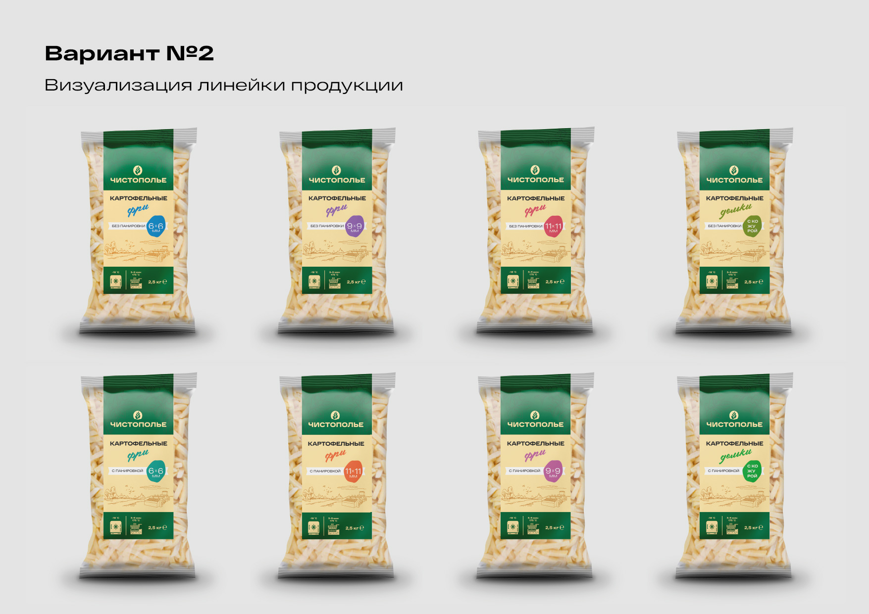 Дизайн упаковки картофеля фри — Изображение №11 — Брендинг на Dprofile
