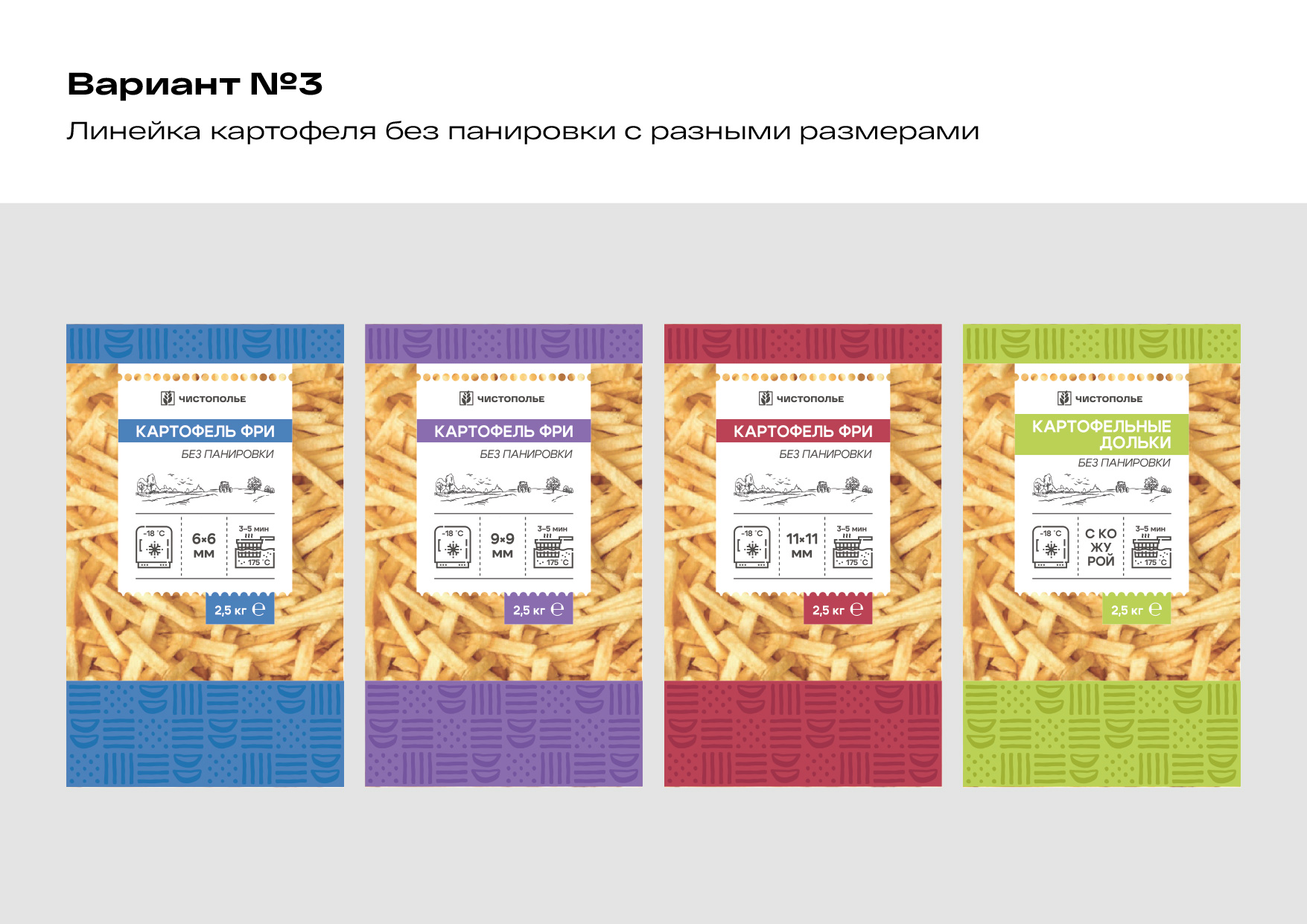 Дизайн упаковки картофеля фри — Изображение №14 — Брендинг на Dprofile