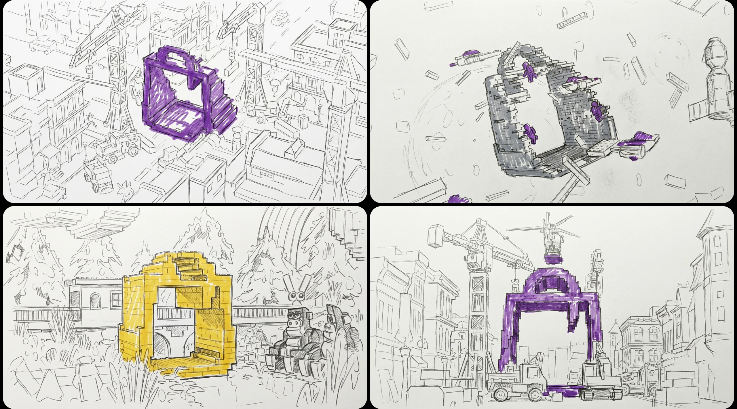 LEGO DAY | МЕГАМАРКЕТ — Изображение №4 — 3D, Анимация на Dprofile