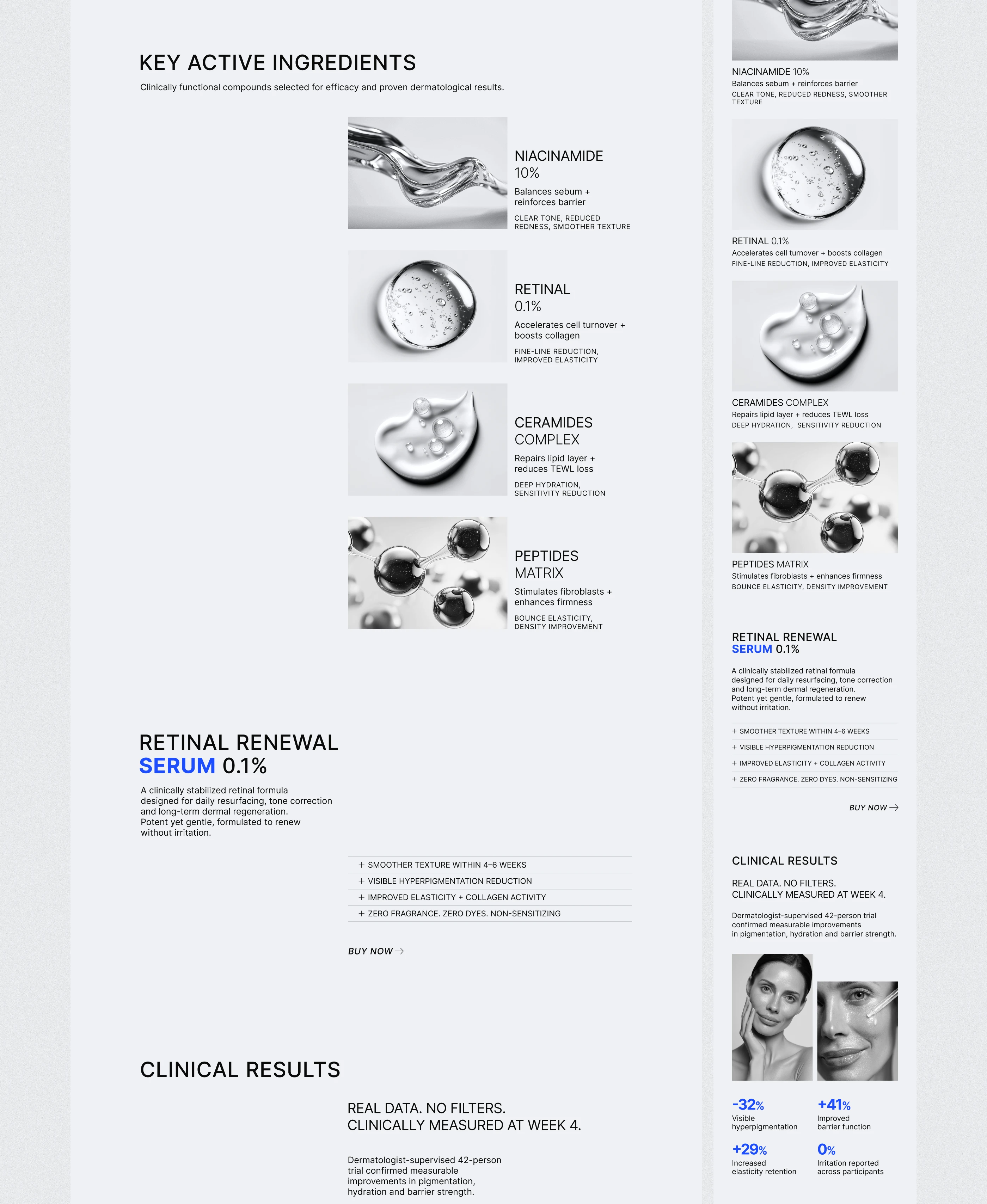 Дизайн сайта | Website | Cosmetics | Skincare brand — Изображение №10 — Интерфейсы, Брендинг на Dprofile