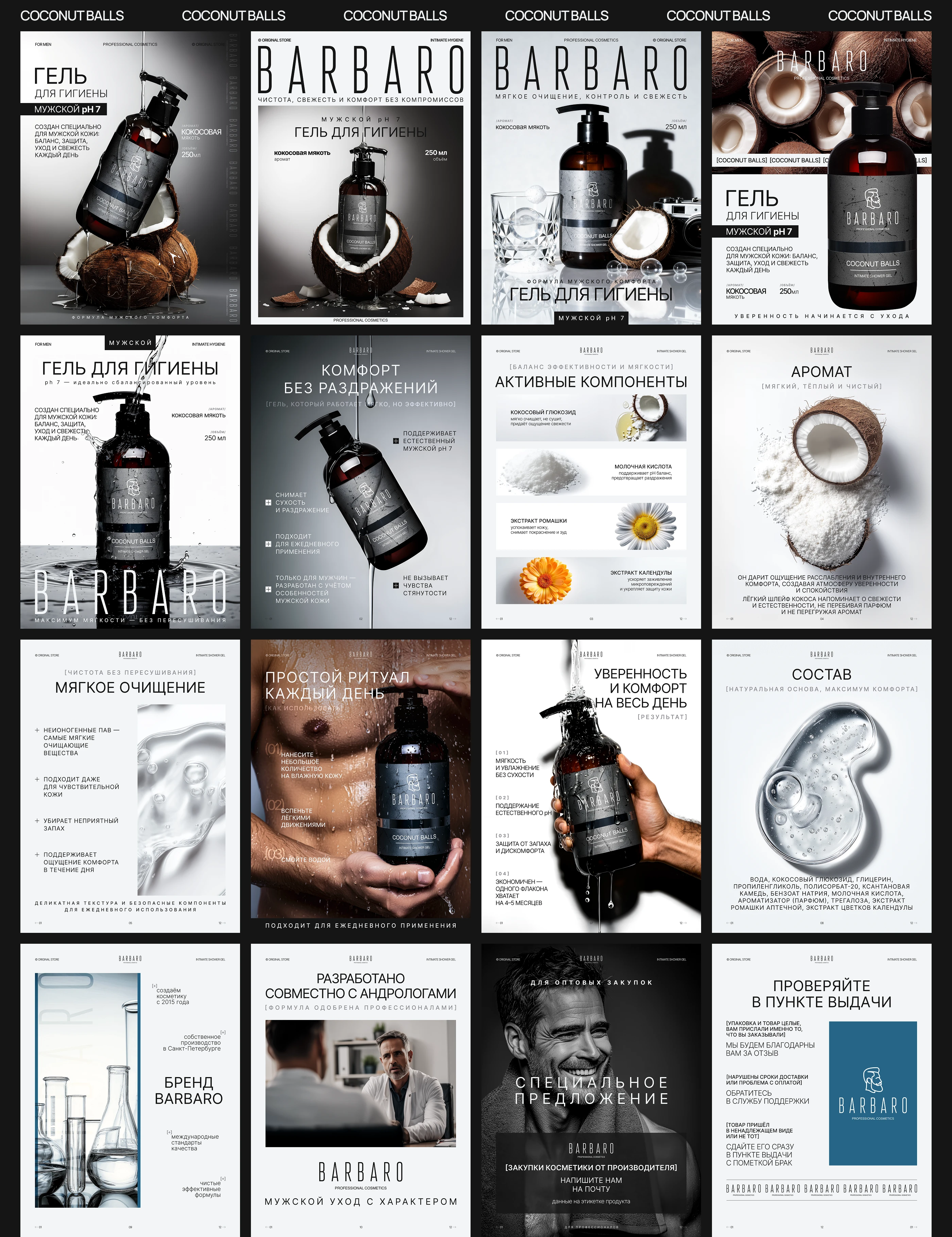 Инфографика | Wildberries, Ozon | Мужская косметика — Изображение №5 — Брендинг, Графика на Dprofile