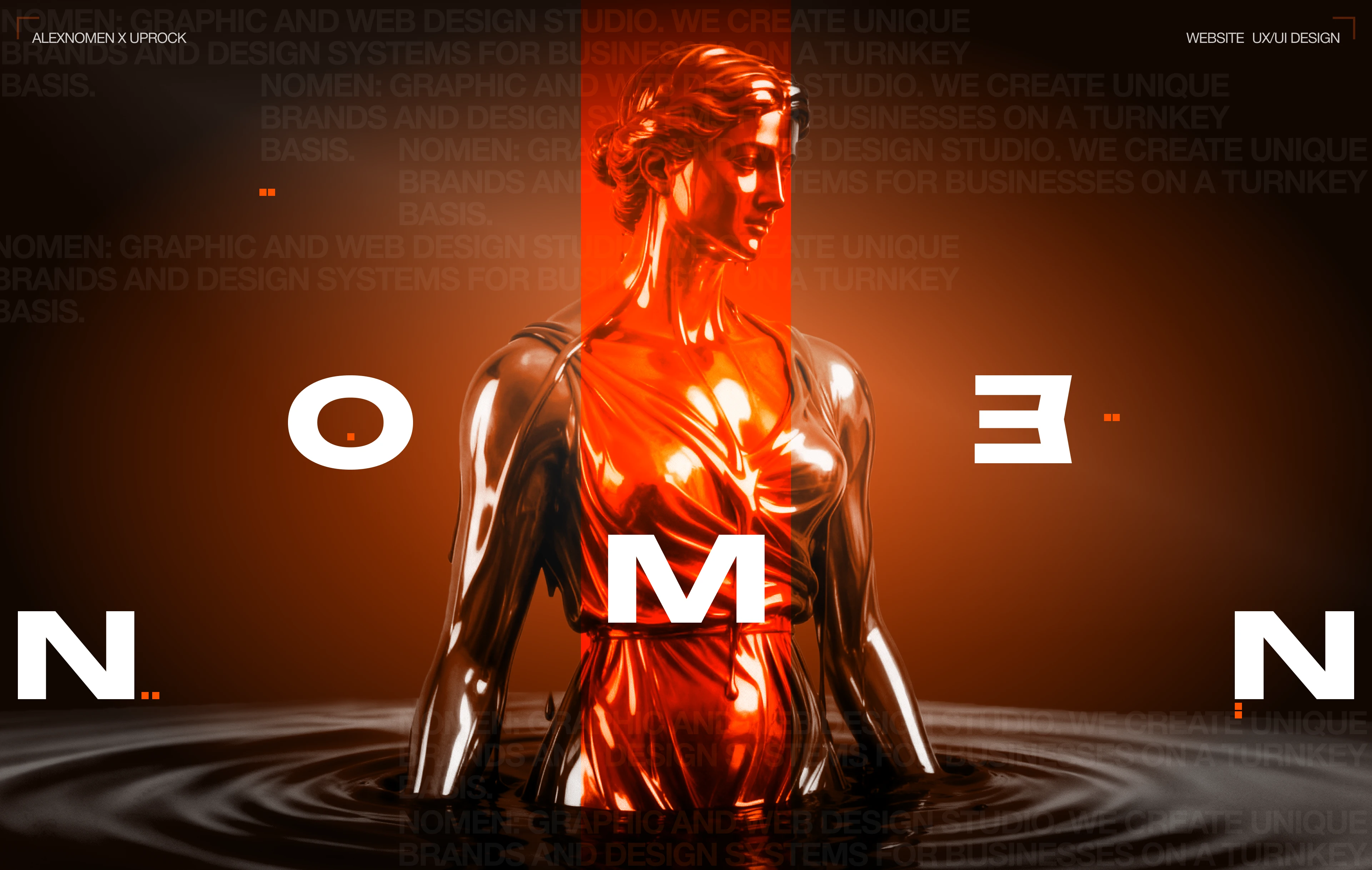 NOMEN | UX/UI | CORPORATE WEBSITE — Изображение №1 — Интерфейсы, Брендинг на Dprofile