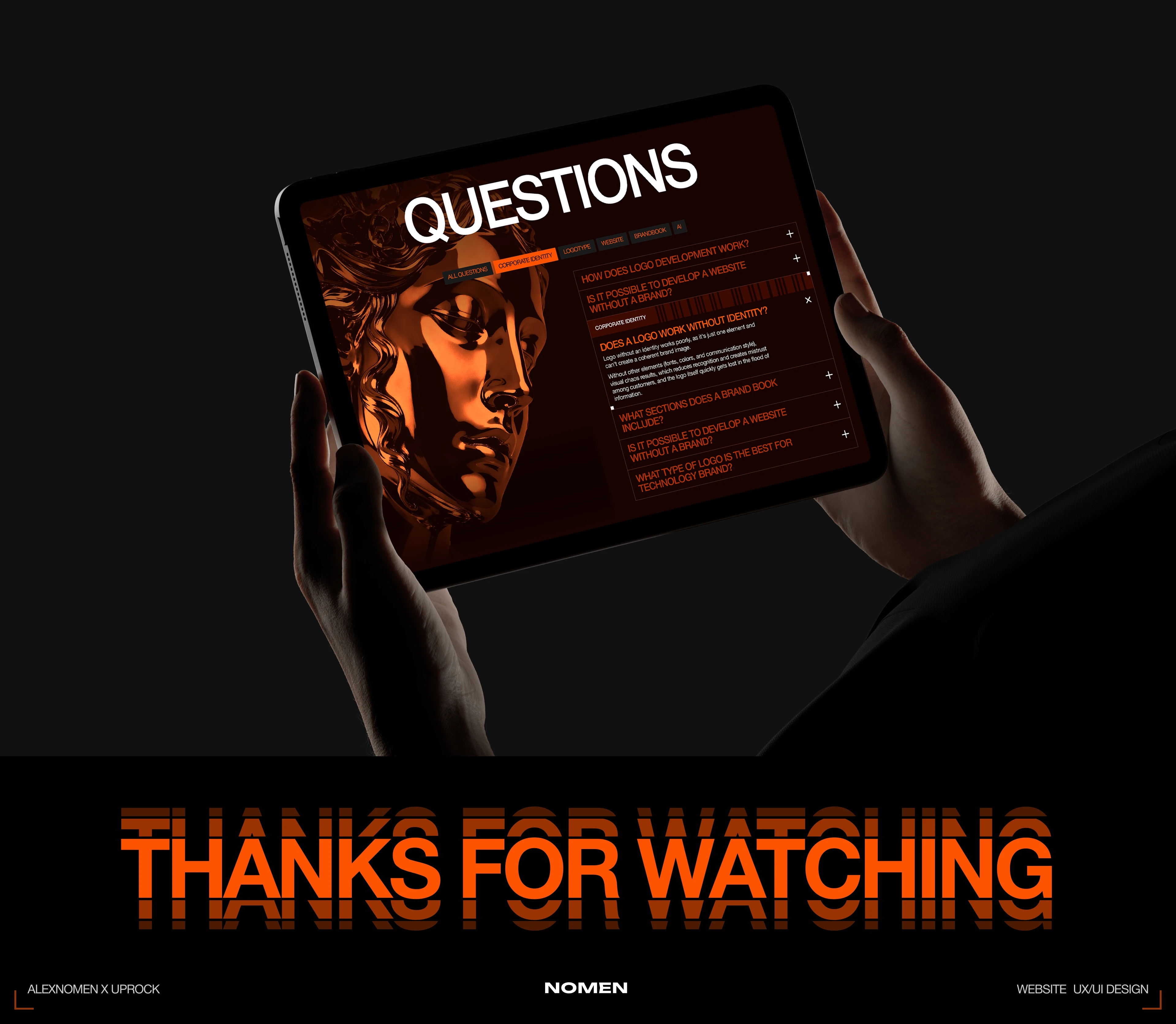 NOMEN | UX/UI | CORPORATE WEBSITE — Изображение №15 — Интерфейсы, Брендинг на Dprofile