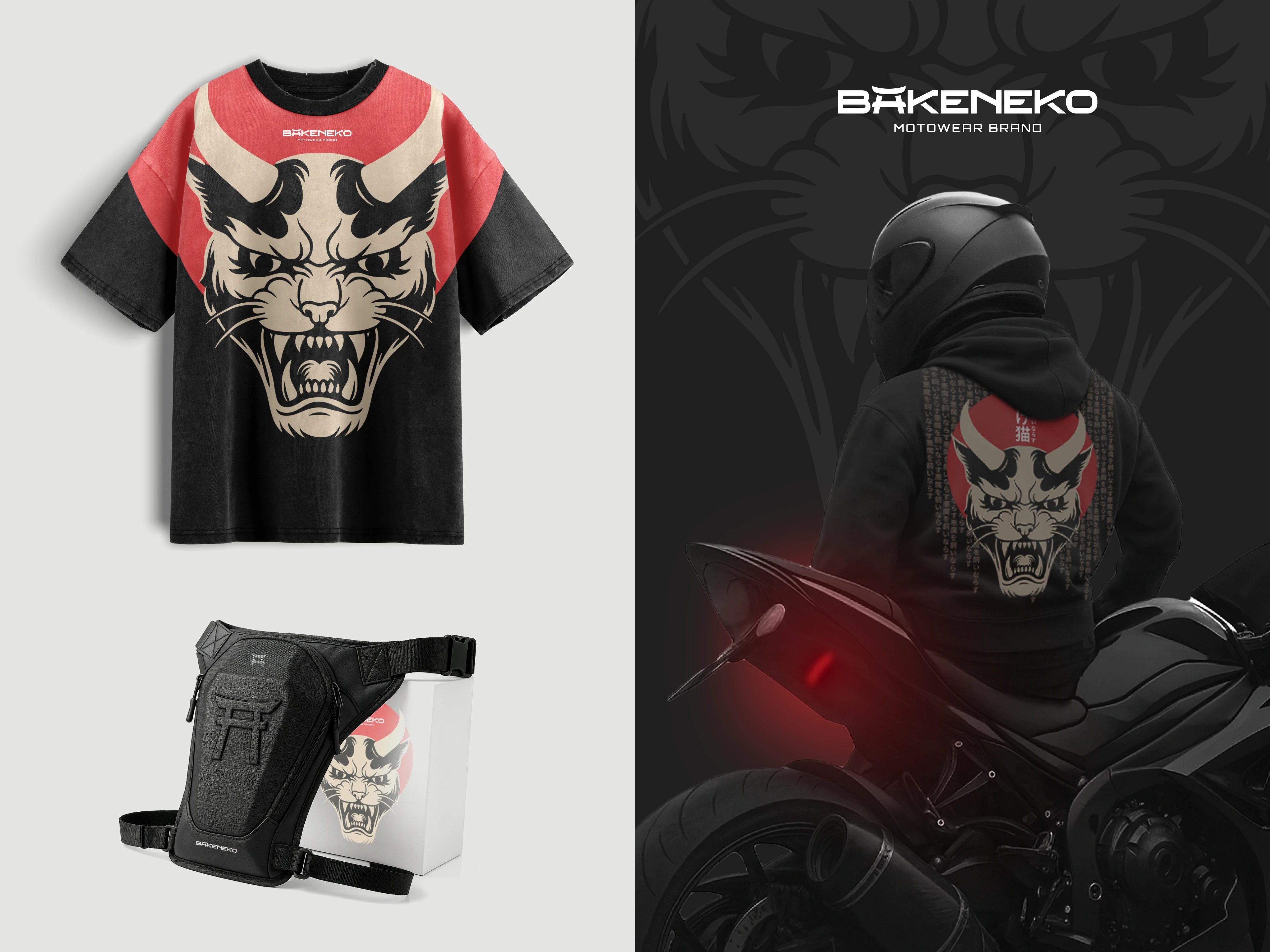 BAKENEKO | Motowear Brand Identity — Изображение №28 — Брендинг на Dprofile