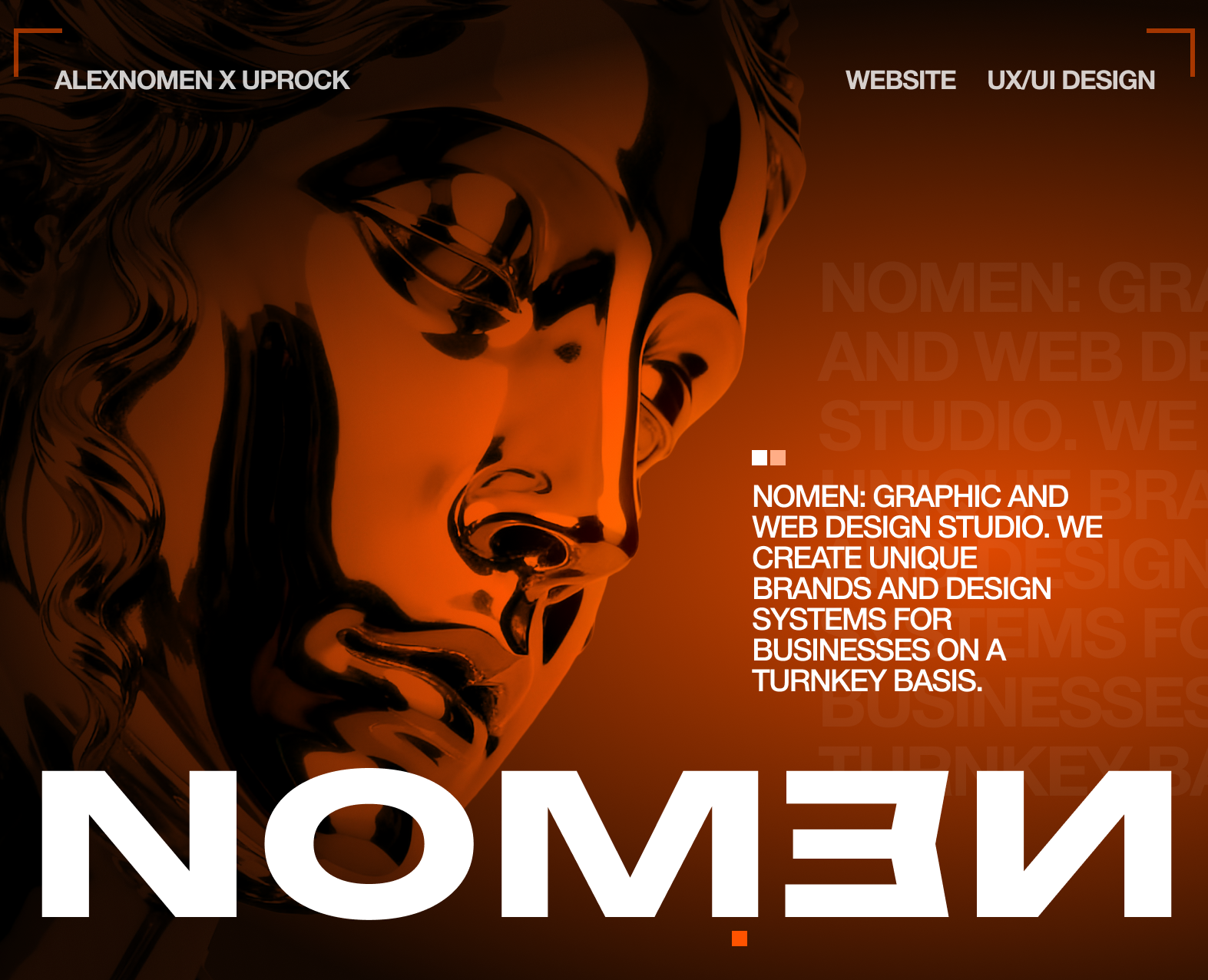 NOMEN | UX/UI | CORPORATE WEBSITE на Dprofile
