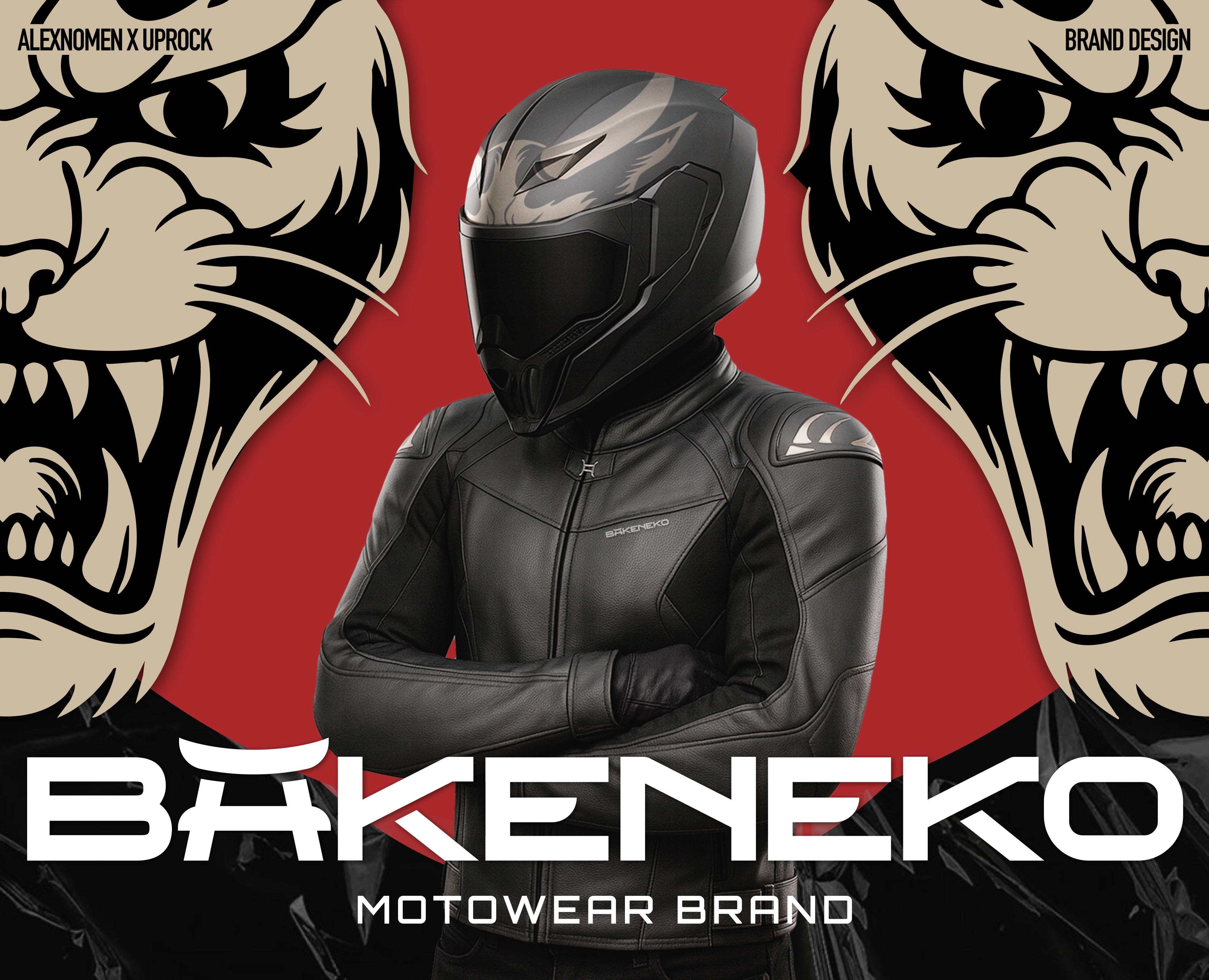 BAKENEKO | Motowear Brand Identity на Dprofile