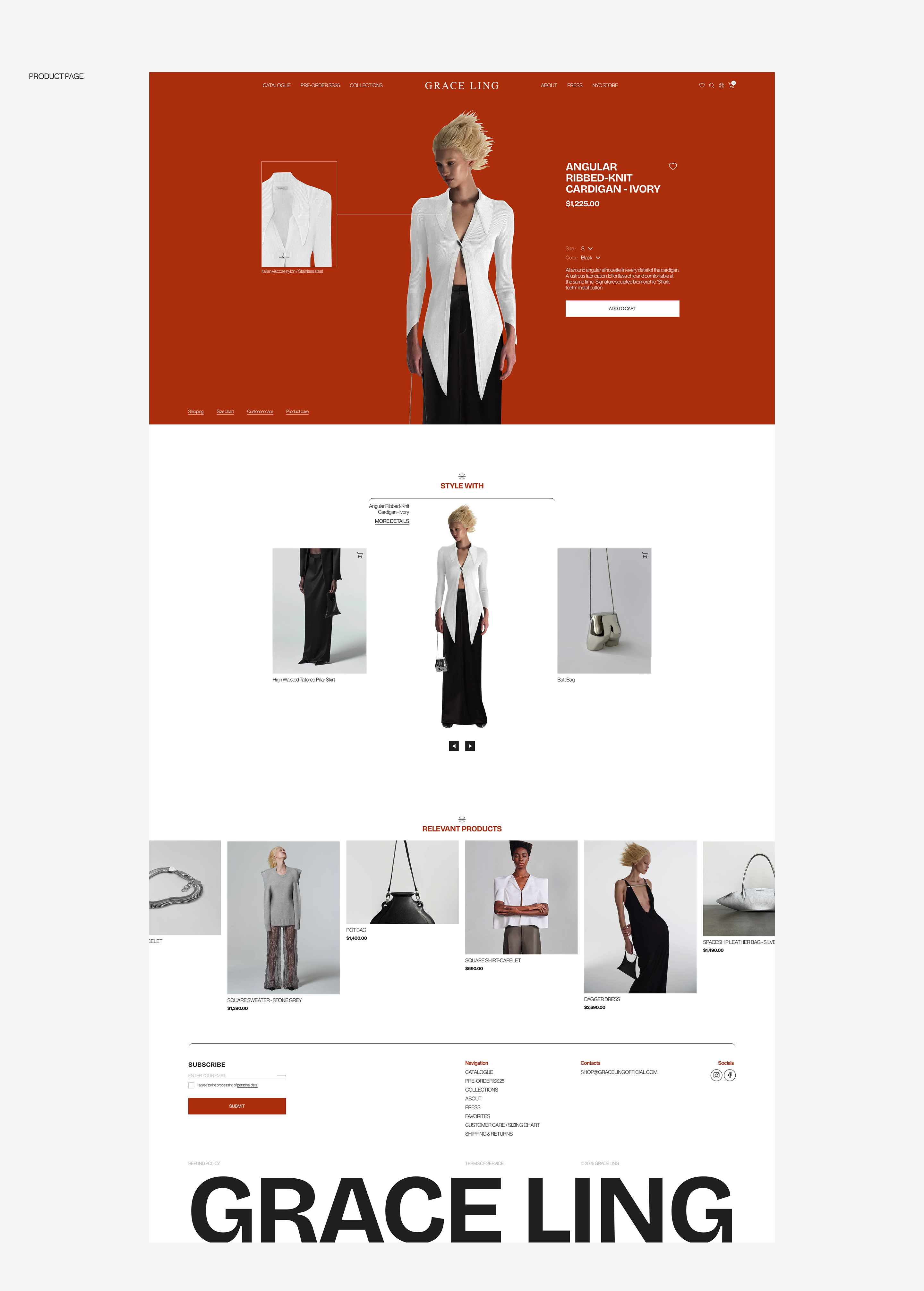 Grace Ling | E-commerce — Изображение №9 — Интерфейсы на Dprofile