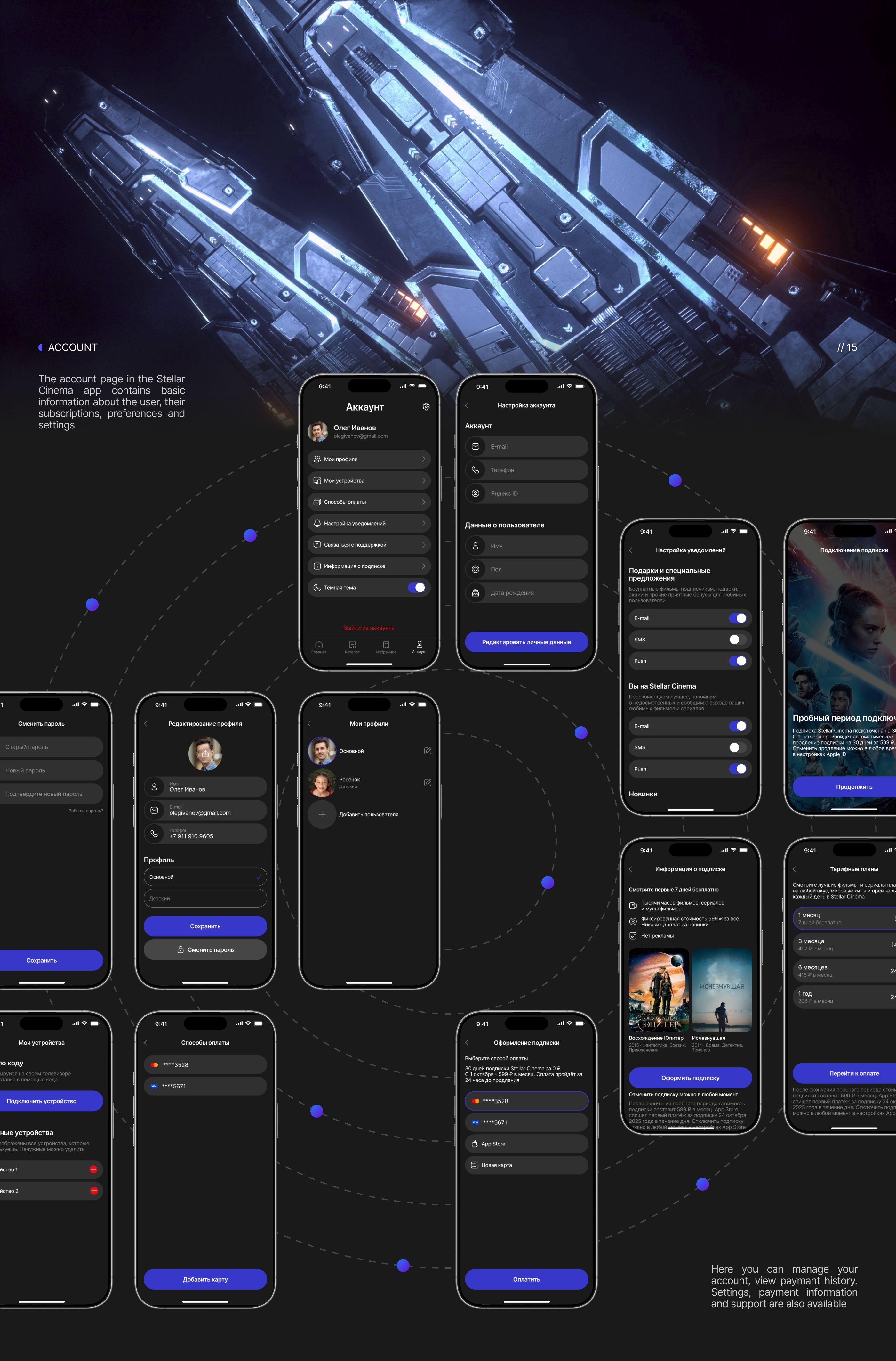 Stellar Cinema | Mobile App | Online Cinema — Изображение №21 — Интерфейсы на Dprofile