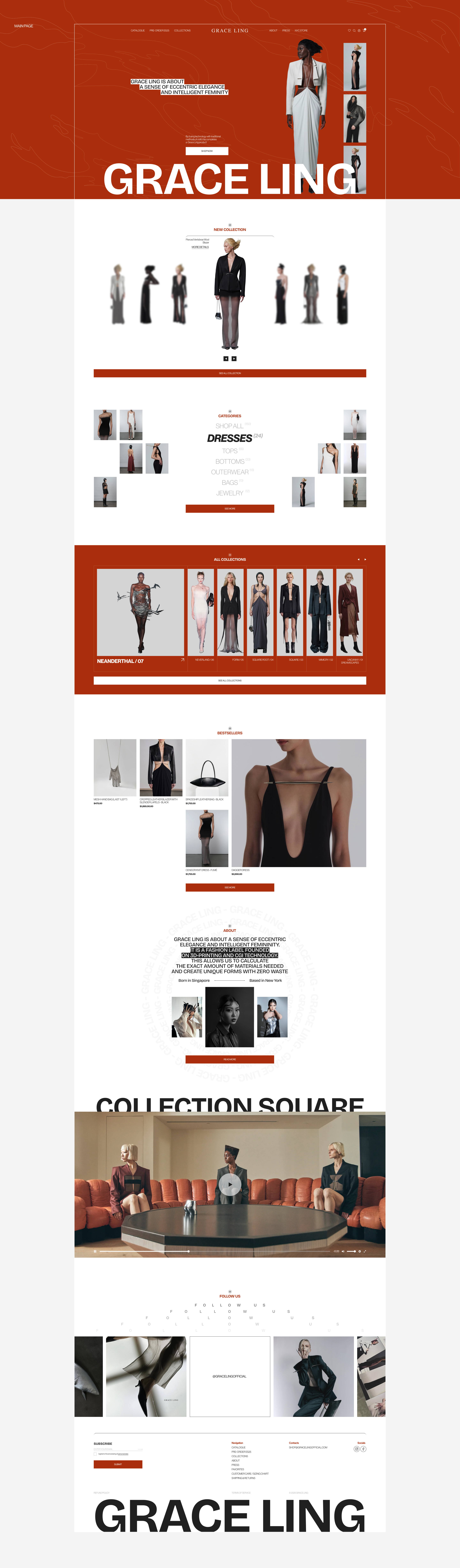 Grace Ling | E-commerce — Изображение №3 — Интерфейсы на Dprofile