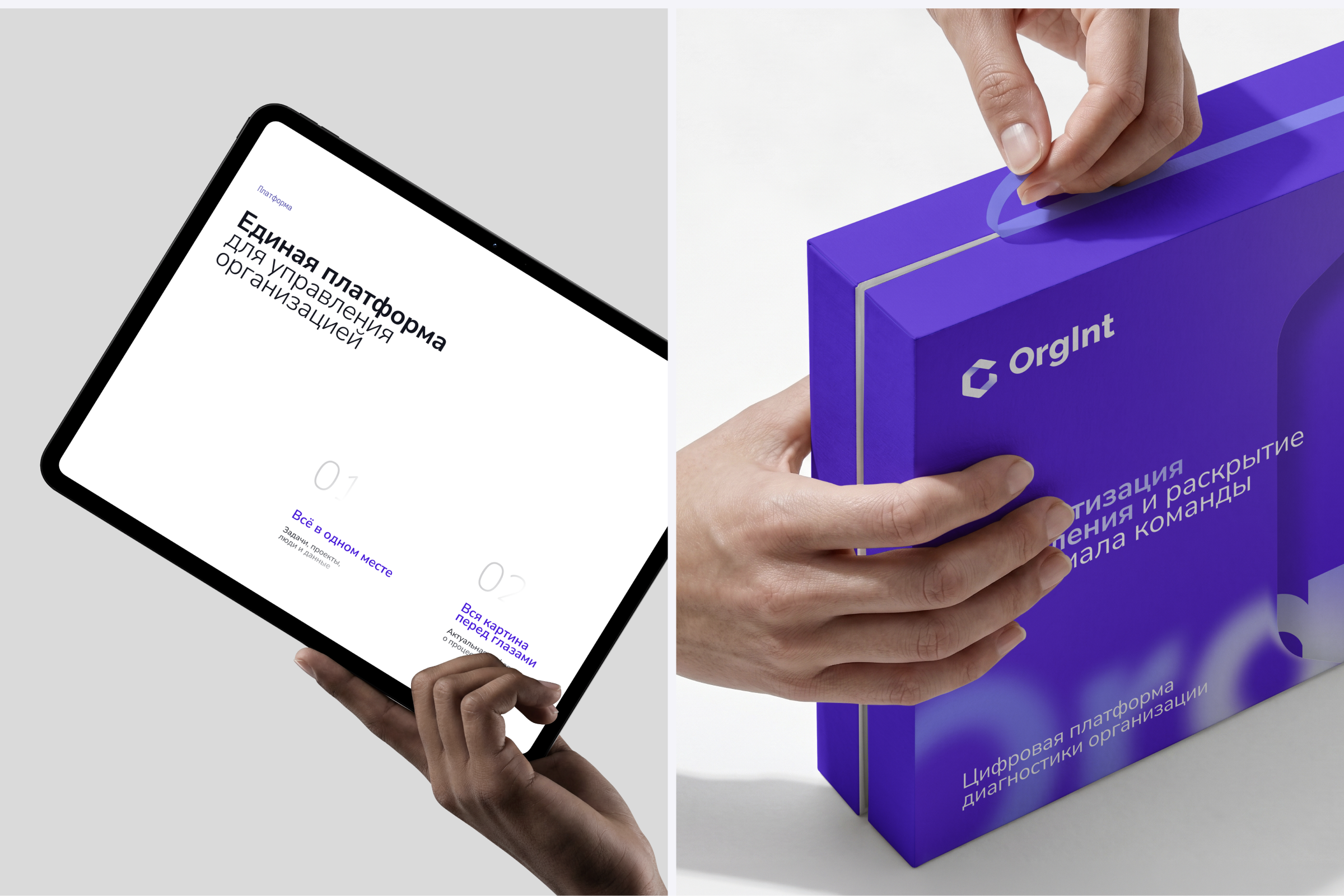OrgInt — фирменный стиль и лендинг для AI-платформs — Изображение №14 — Интерфейсы, Брендинг на Dprofile