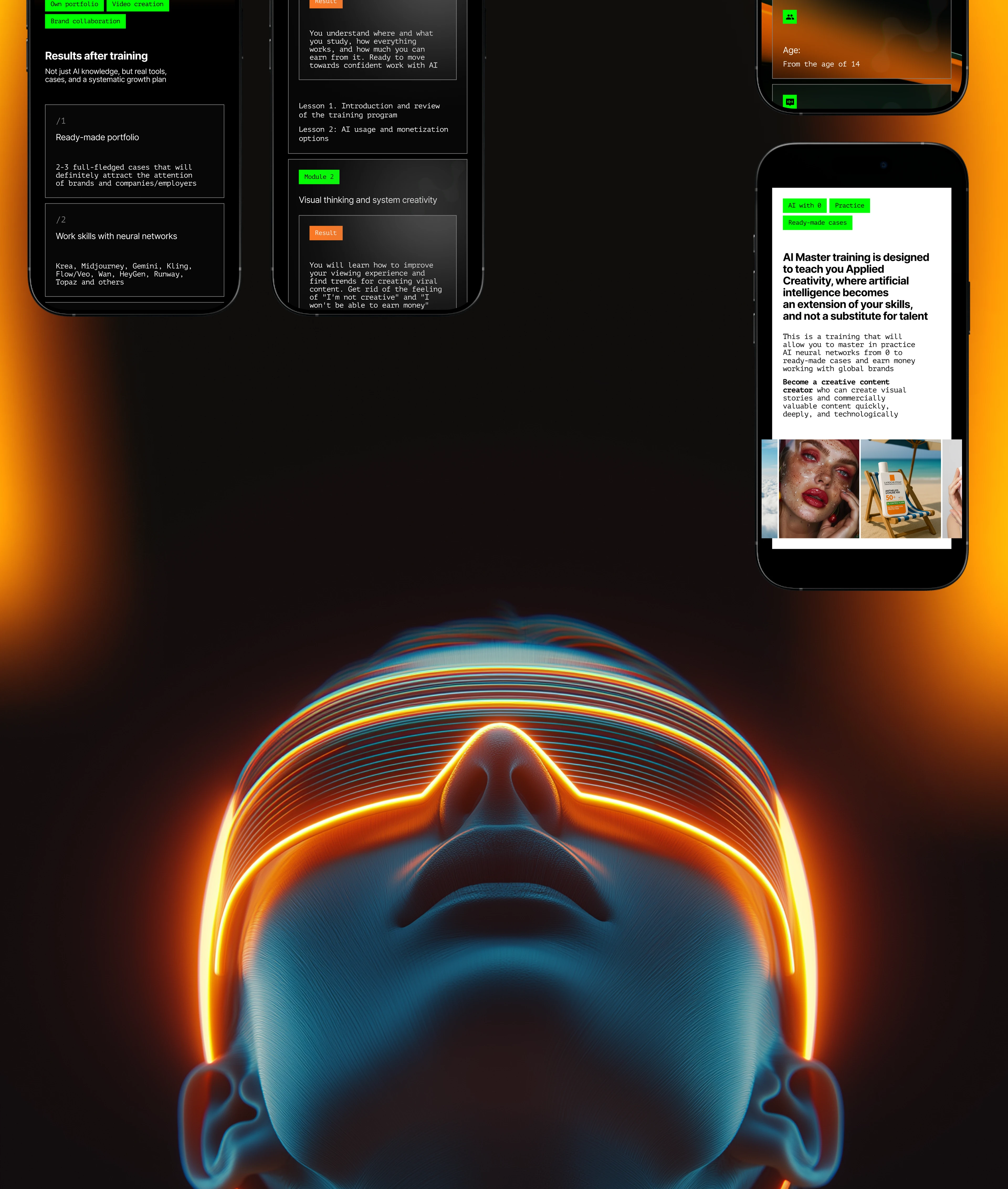 NEURALOGY | Landing page design | AI education — Изображение №3 — Интерфейсы на Dprofile