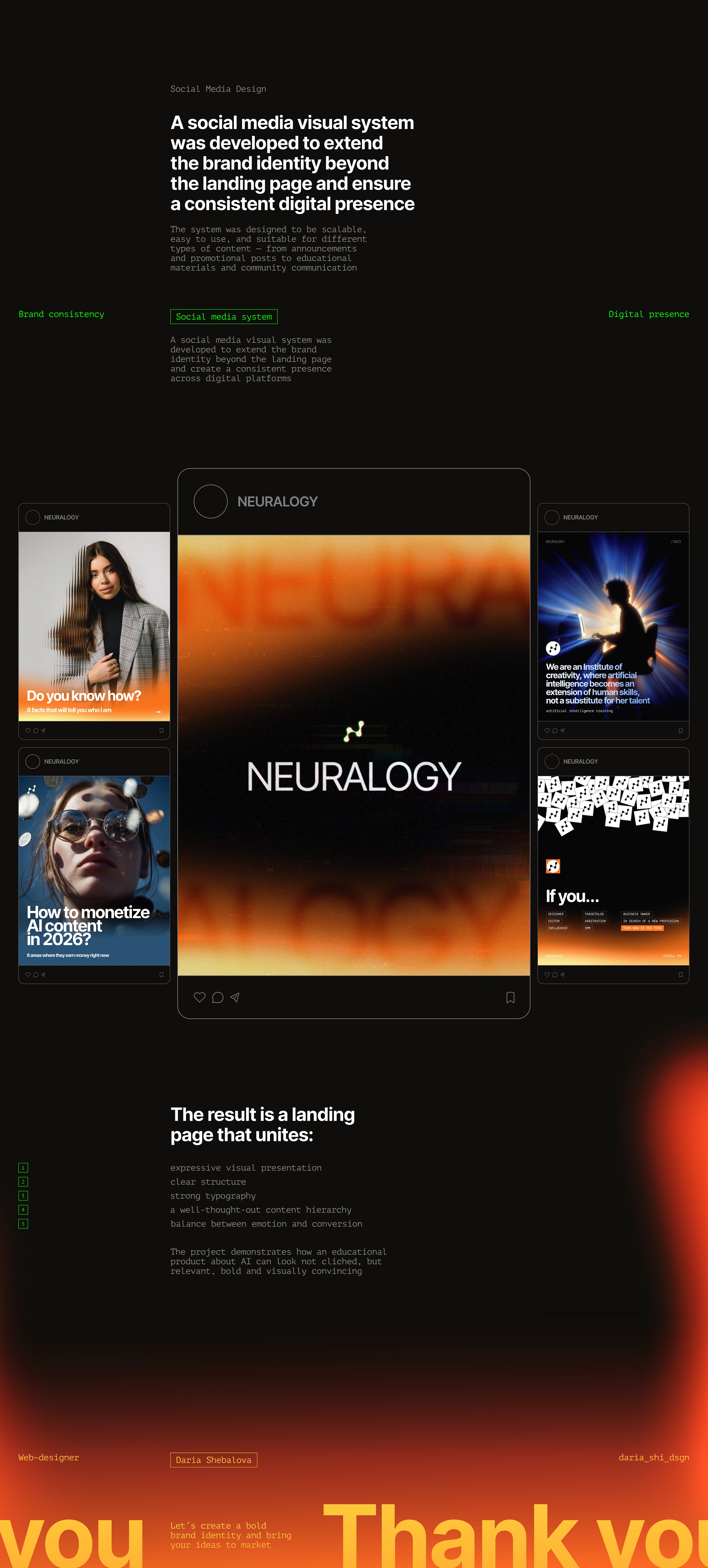 NEURALOGY | Landing page design | AI education — Изображение №8 — Интерфейсы на Dprofile