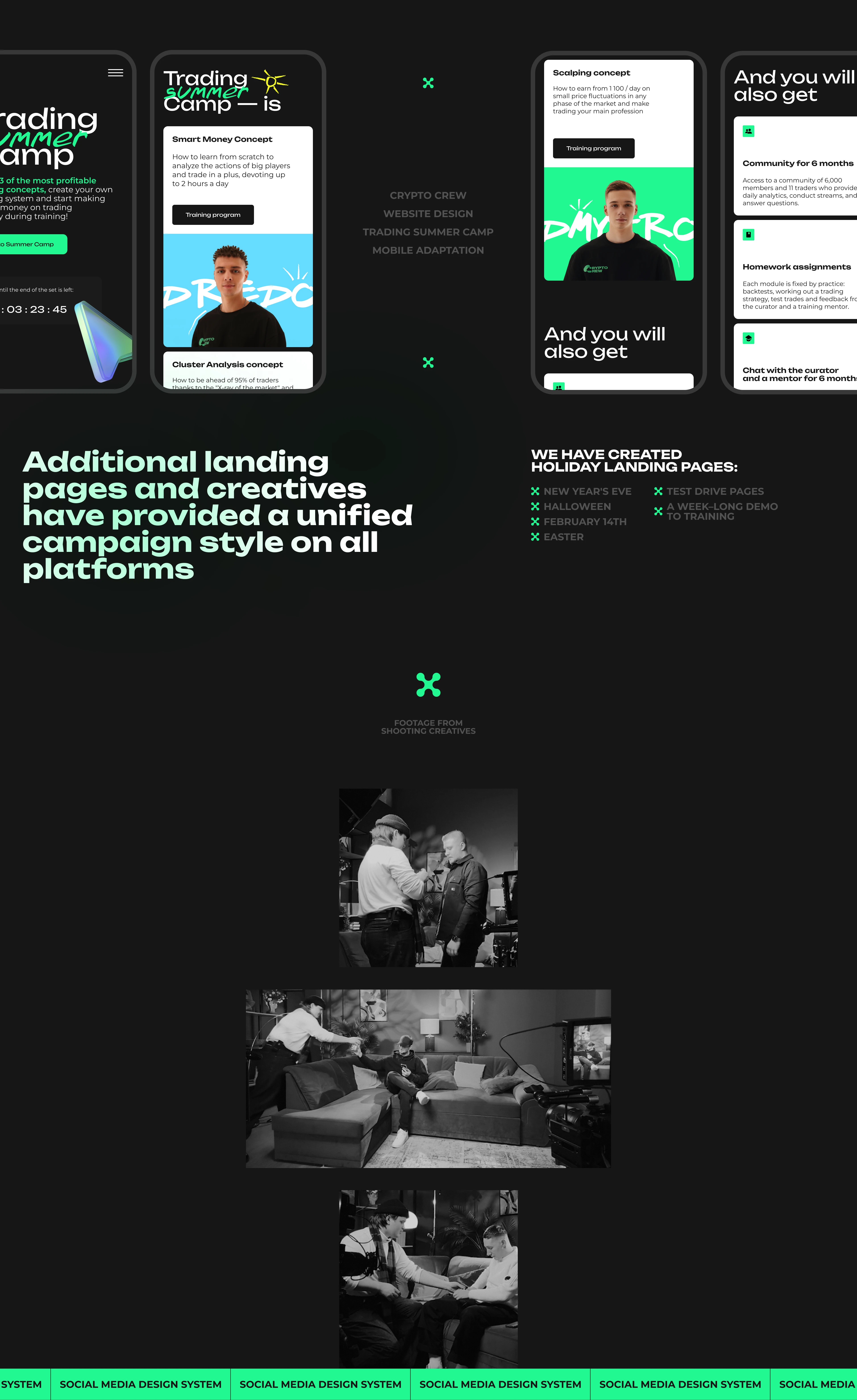 Visual Design System | CryptoCrew — Изображение №5 — Интерфейсы, Брендинг на Dprofile