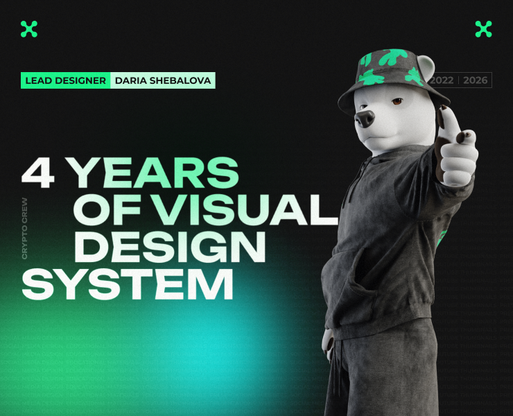 Visual Design System | CryptoCrew — Интерфейсы, Брендинг на Dprofile