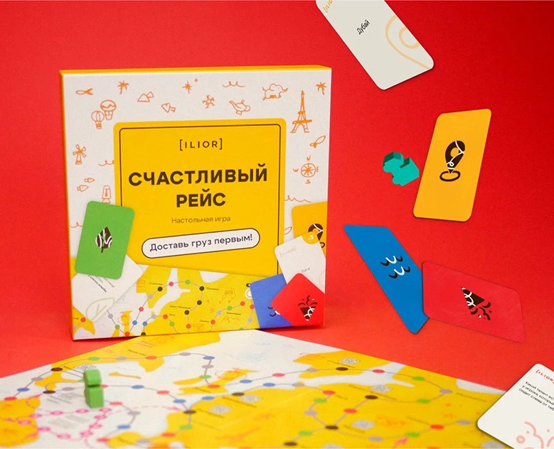 Настольная игра «Счастливый рейс» — Графика, Промдизайн на Dprofile
