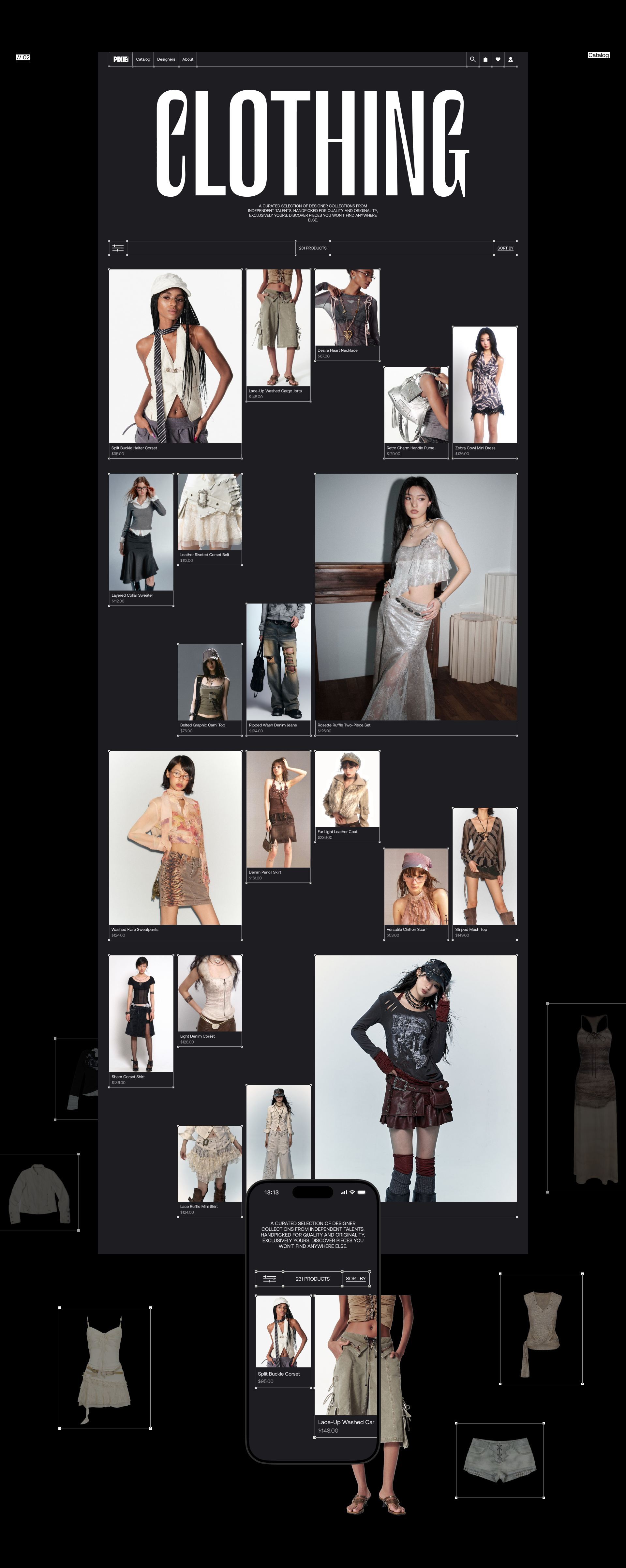 Pixie Rebels | E-commerce — Изображение №7 — Интерфейсы на Dprofile