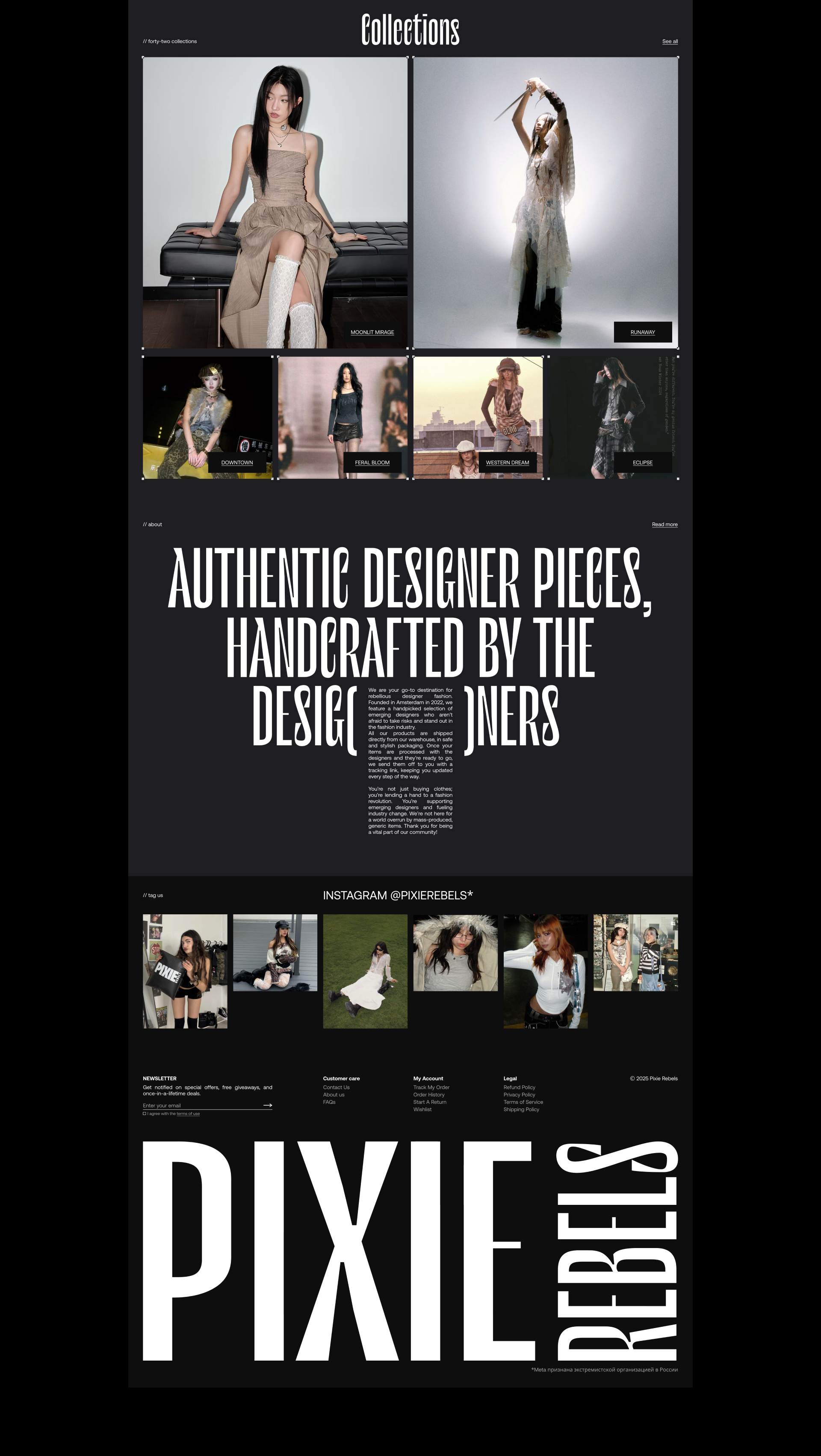 Pixie Rebels | E-commerce — Изображение №4 — Интерфейсы на Dprofile