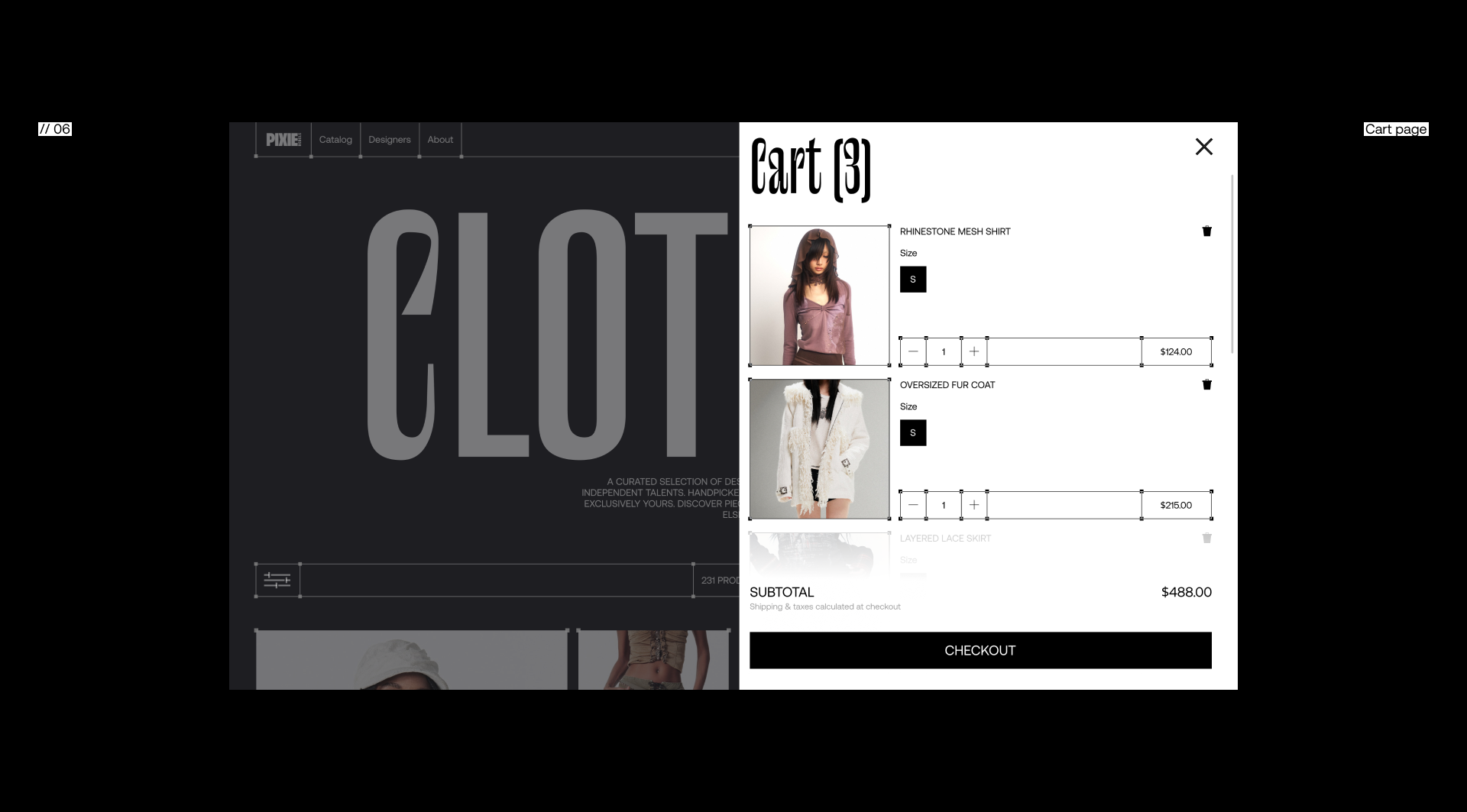 Pixie Rebels | E-commerce — Изображение №14 — Интерфейсы на Dprofile