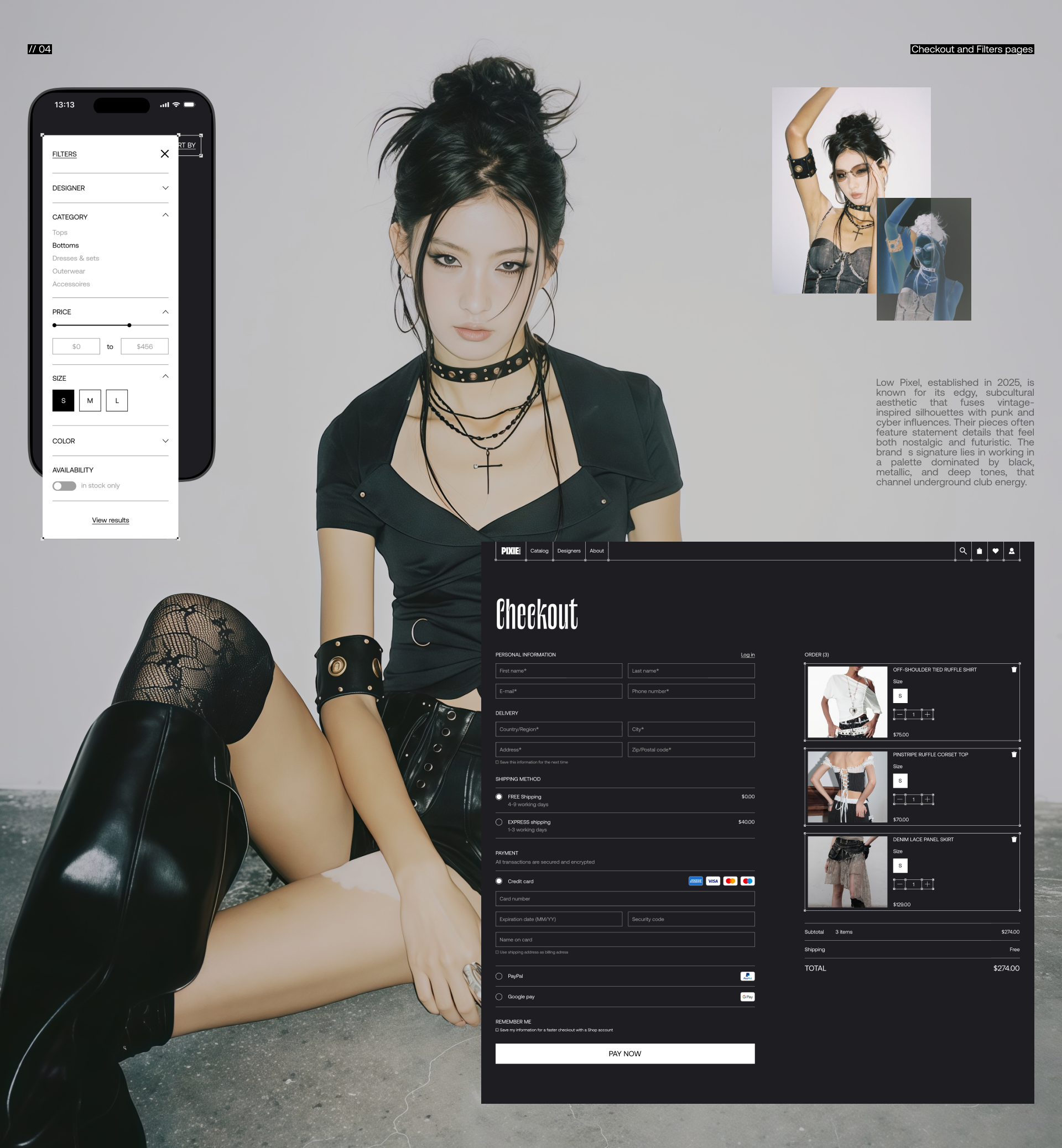 Pixie Rebels | E-commerce — Изображение №11 — Интерфейсы на Dprofile