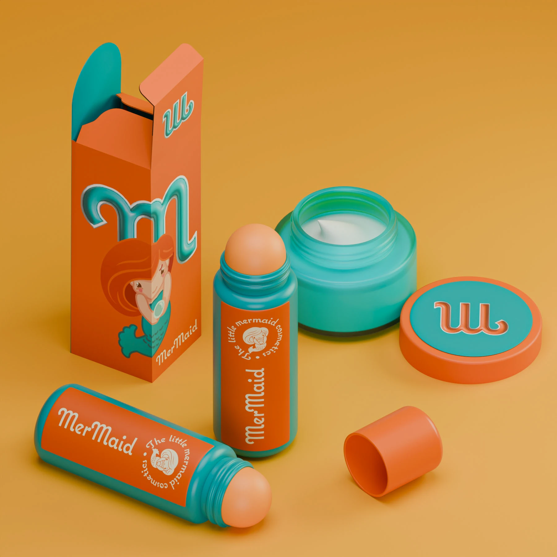 Визуализация упаковки косметической продукции — Изображение №2 — Иллюстрация, 3D на Dprofile