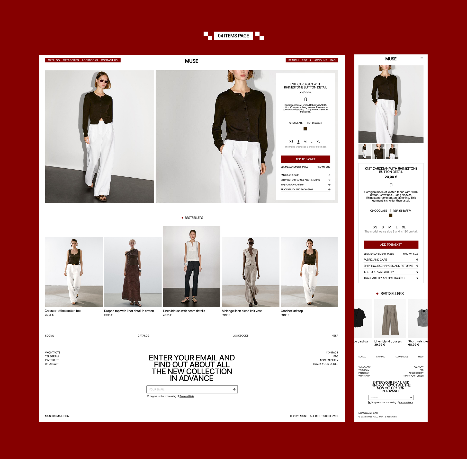 MUSE / E-commerce — Изображение №8 — Интерфейсы на Dprofile