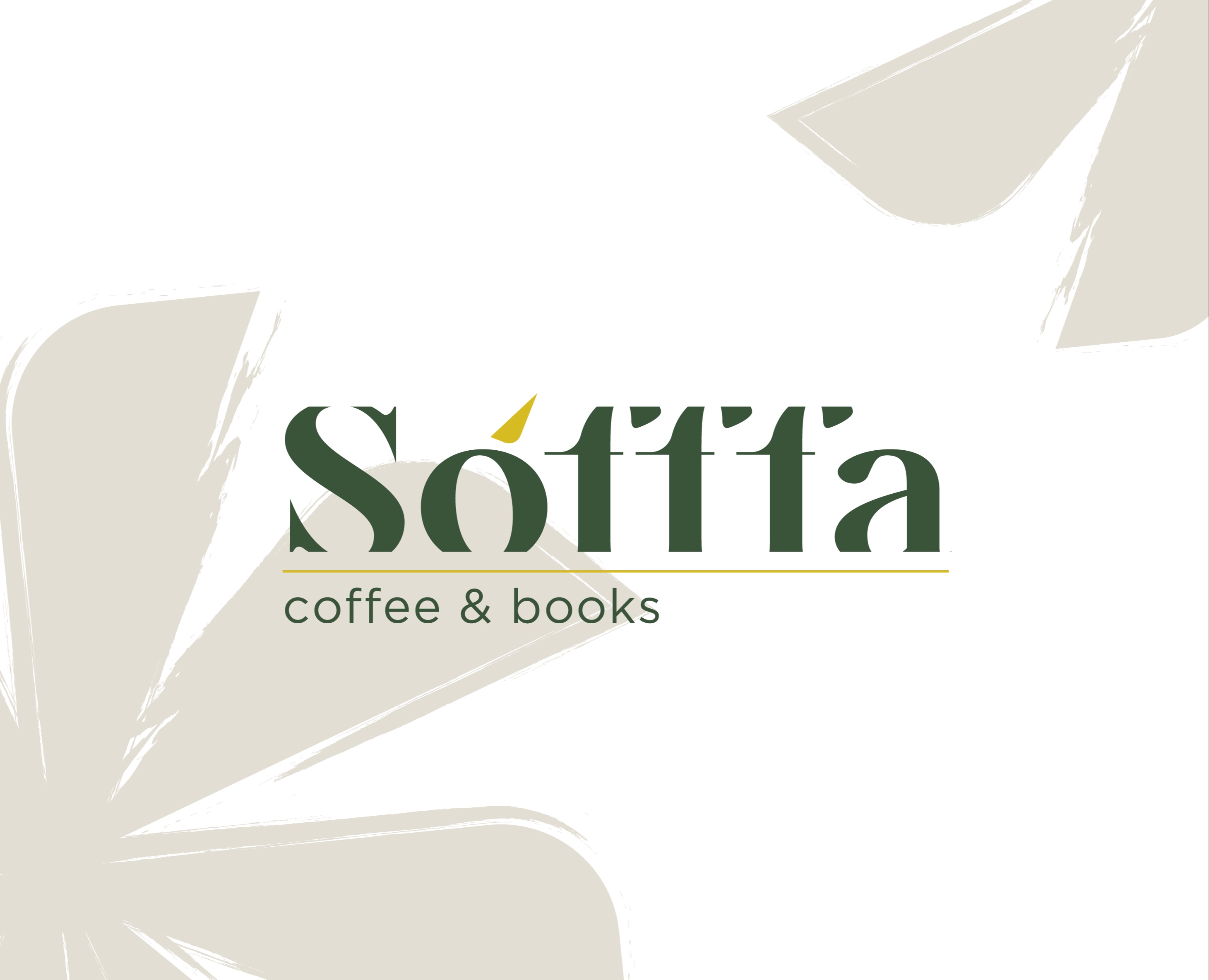 SOFFFA | Эко-кофейня с натуральным кофе и книгами — Брендинг на Dprofile