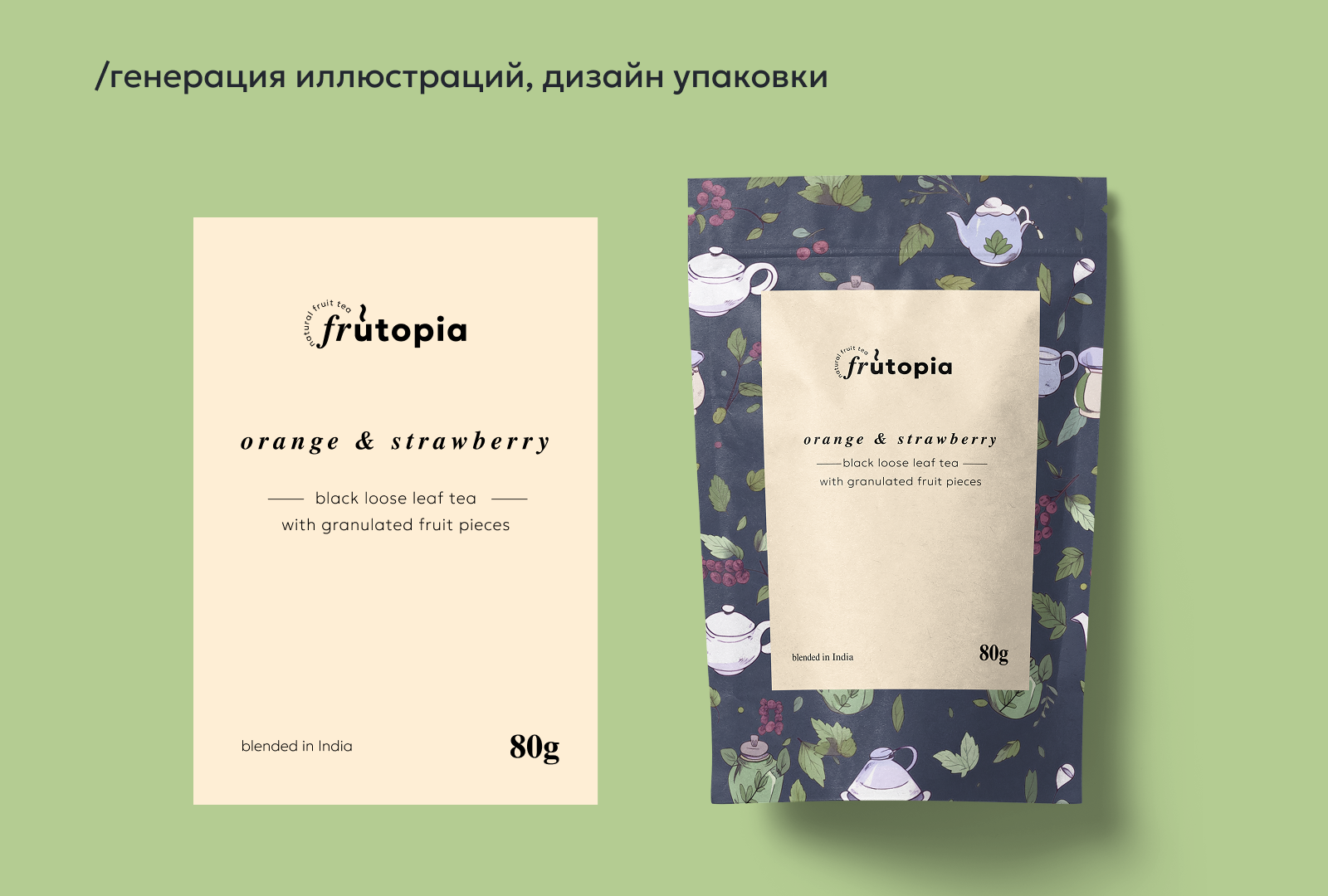 Дизайн презентации чая — Изображение №3 — Брендинг, Маркетинг на Dprofile