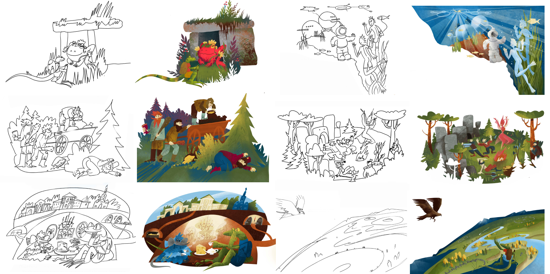 Таинственные места России: Урал Алтай Байкал — Изображение №4 — Иллюстрация на Dprofile