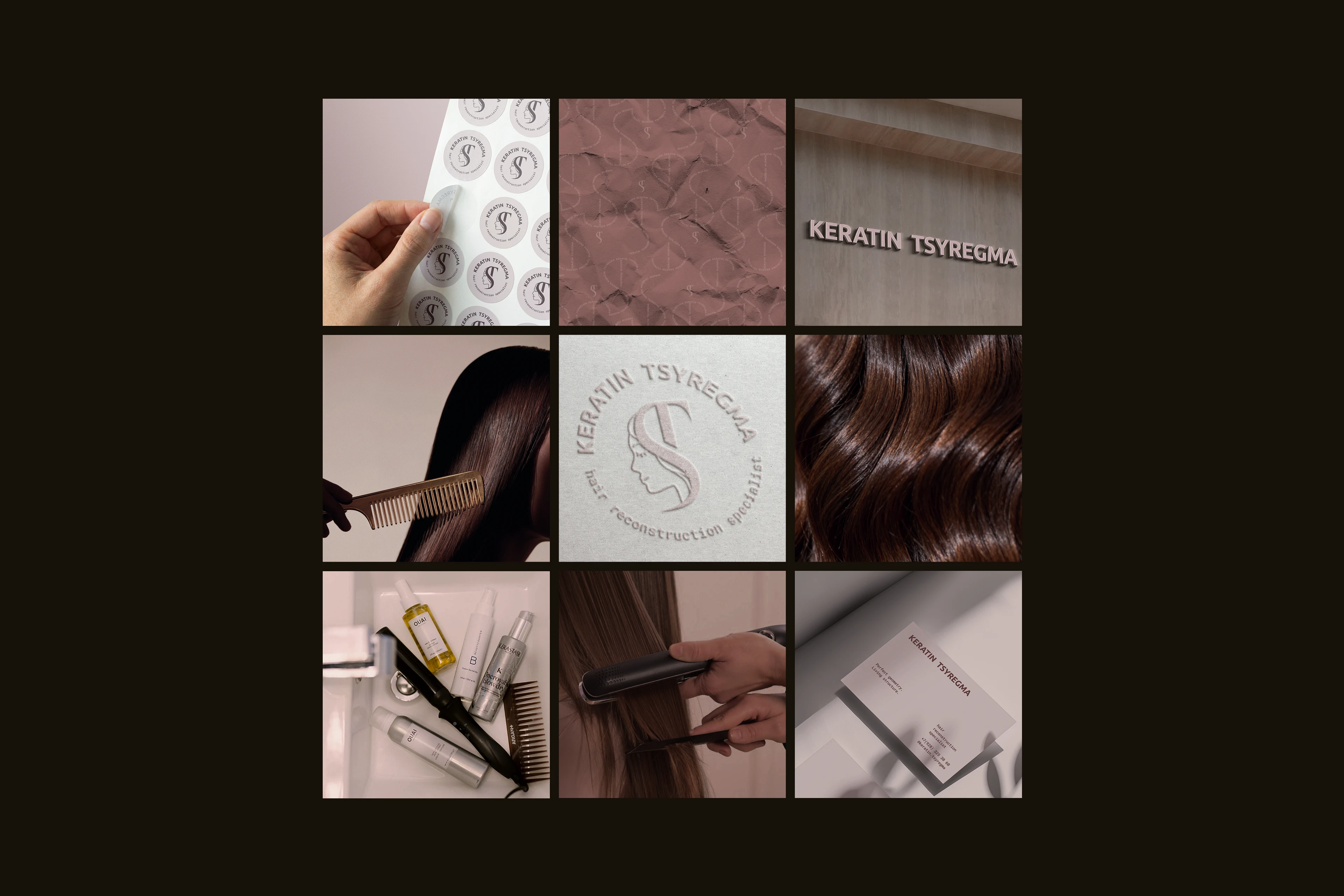 KERATIN TSYREGMA | Brand identity — Изображение №12 — Брендинг на Dprofile