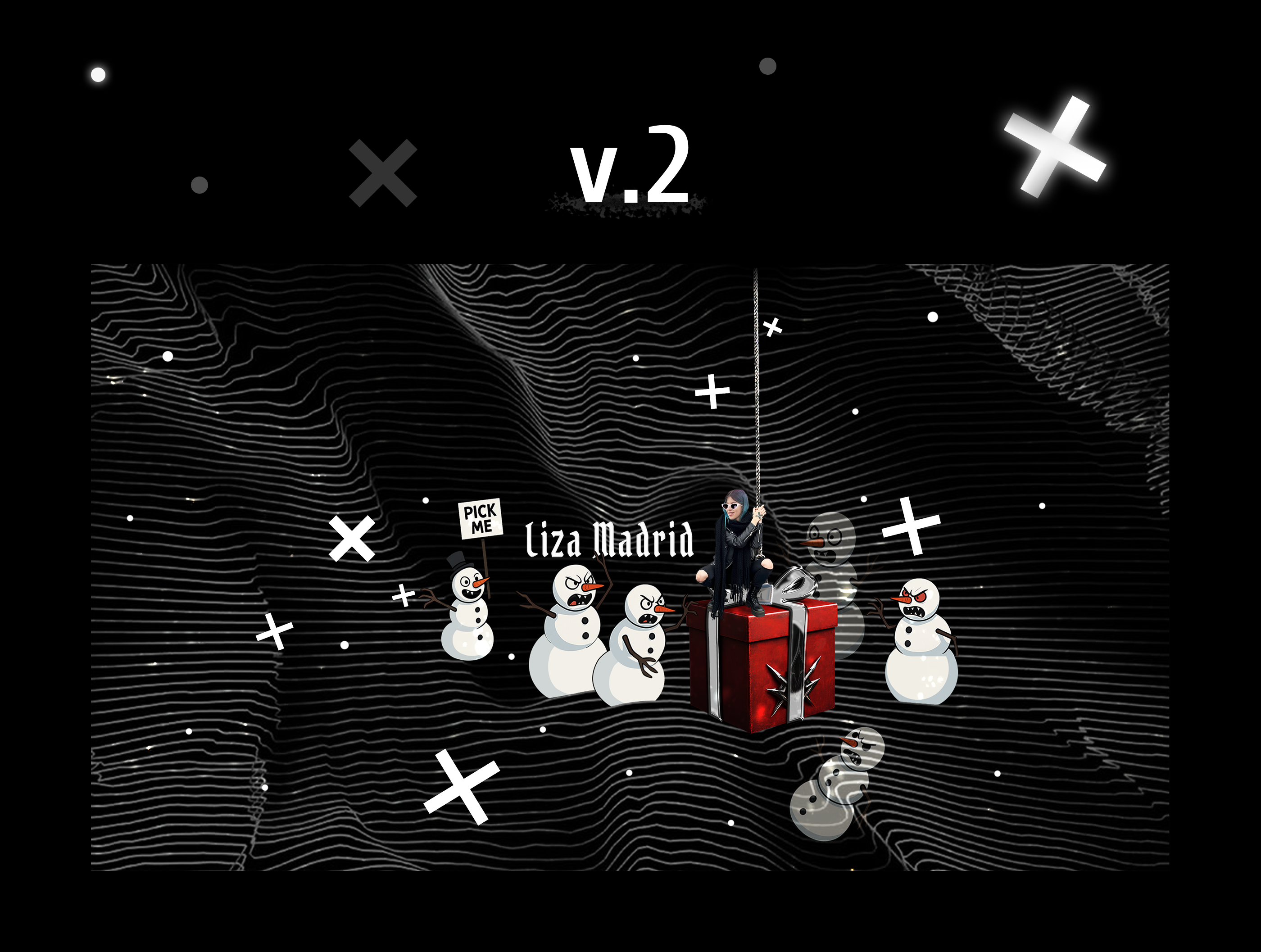 Новогодняя обложка/баннер для YouTube канала — Изображение №6 — Графика, Маркетинг на Dprofile