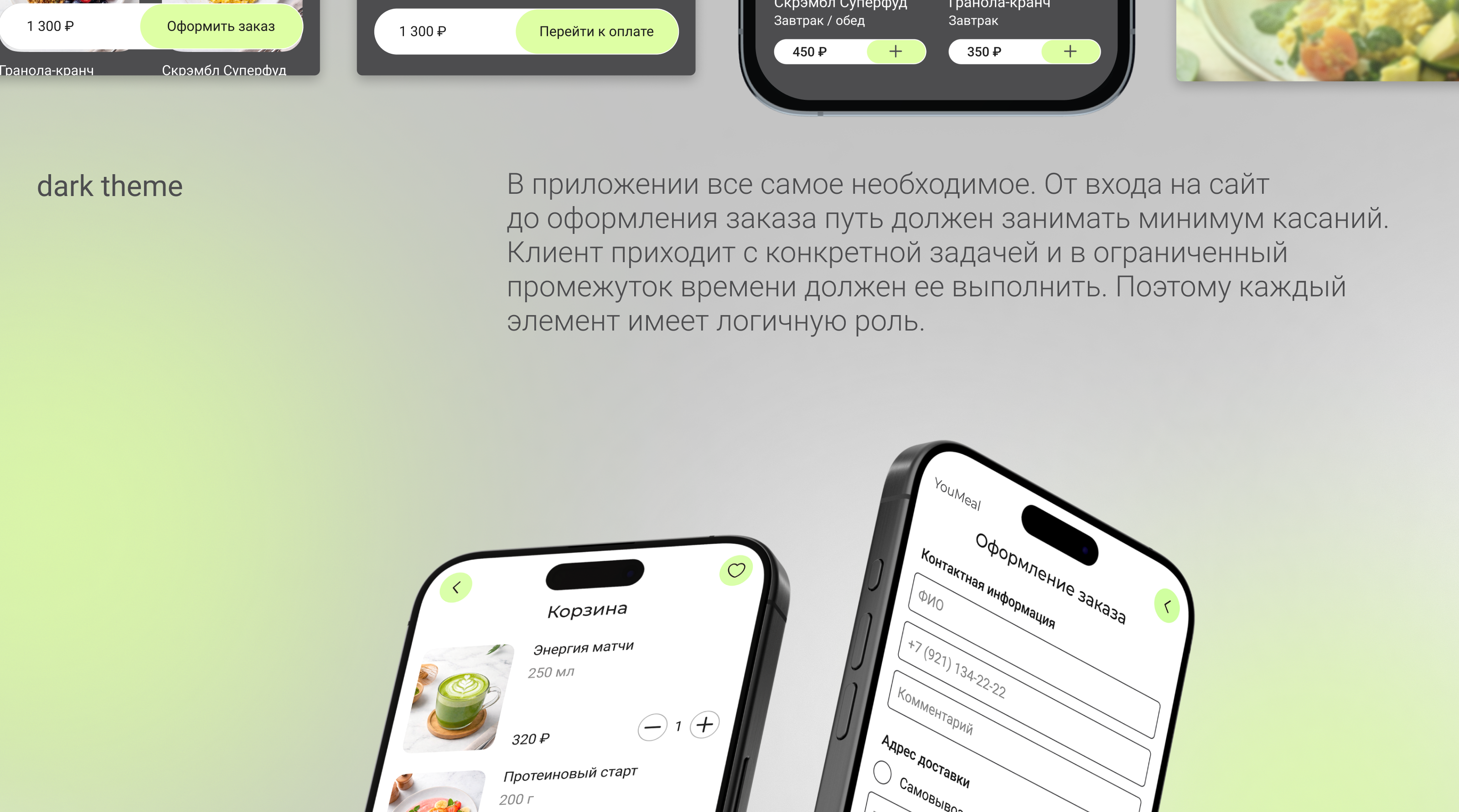 Дизайн приложения для сервиса доставки готовой еды YouMeal — Изображение №8 — Интерфейсы на Dprofile