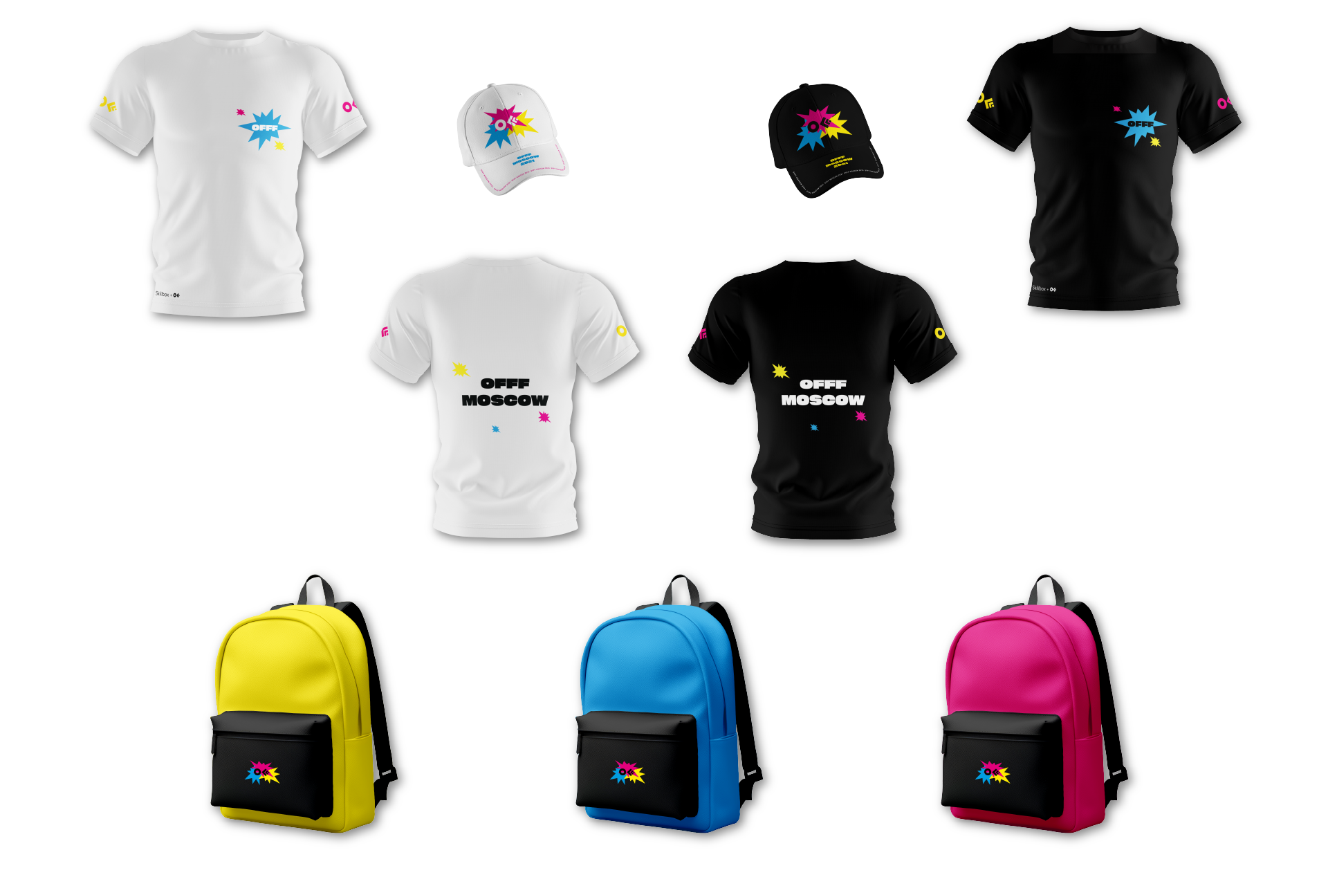 Айдентика фестиваля OFFF.Moscow (учебный проект). — Изображение №9 — Брендинг, Графика на Dprofile