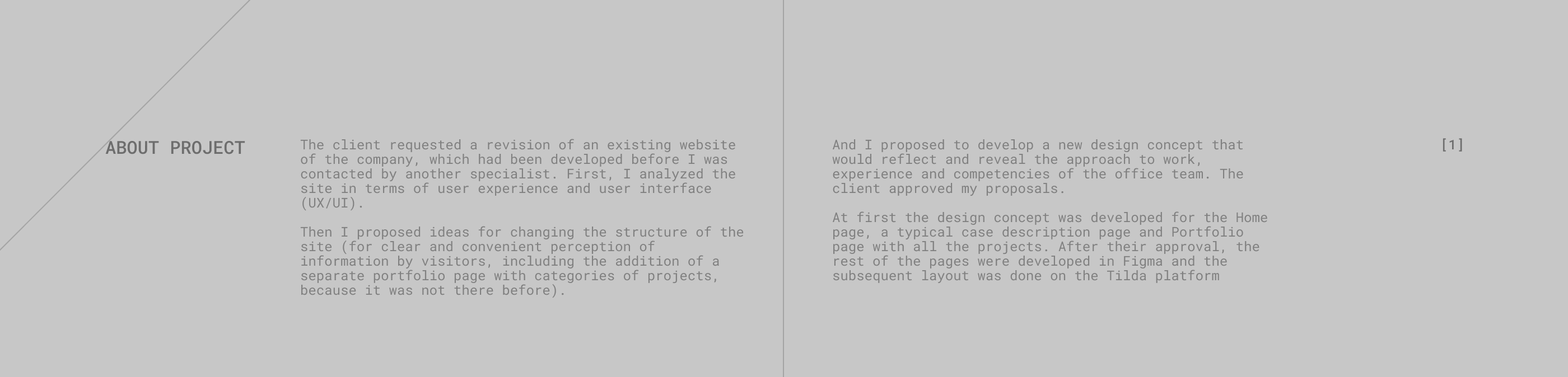 Многостраничный сайт для архитектурного бюро — Изображение №2 — Интерфейсы, Анимация на Dprofile