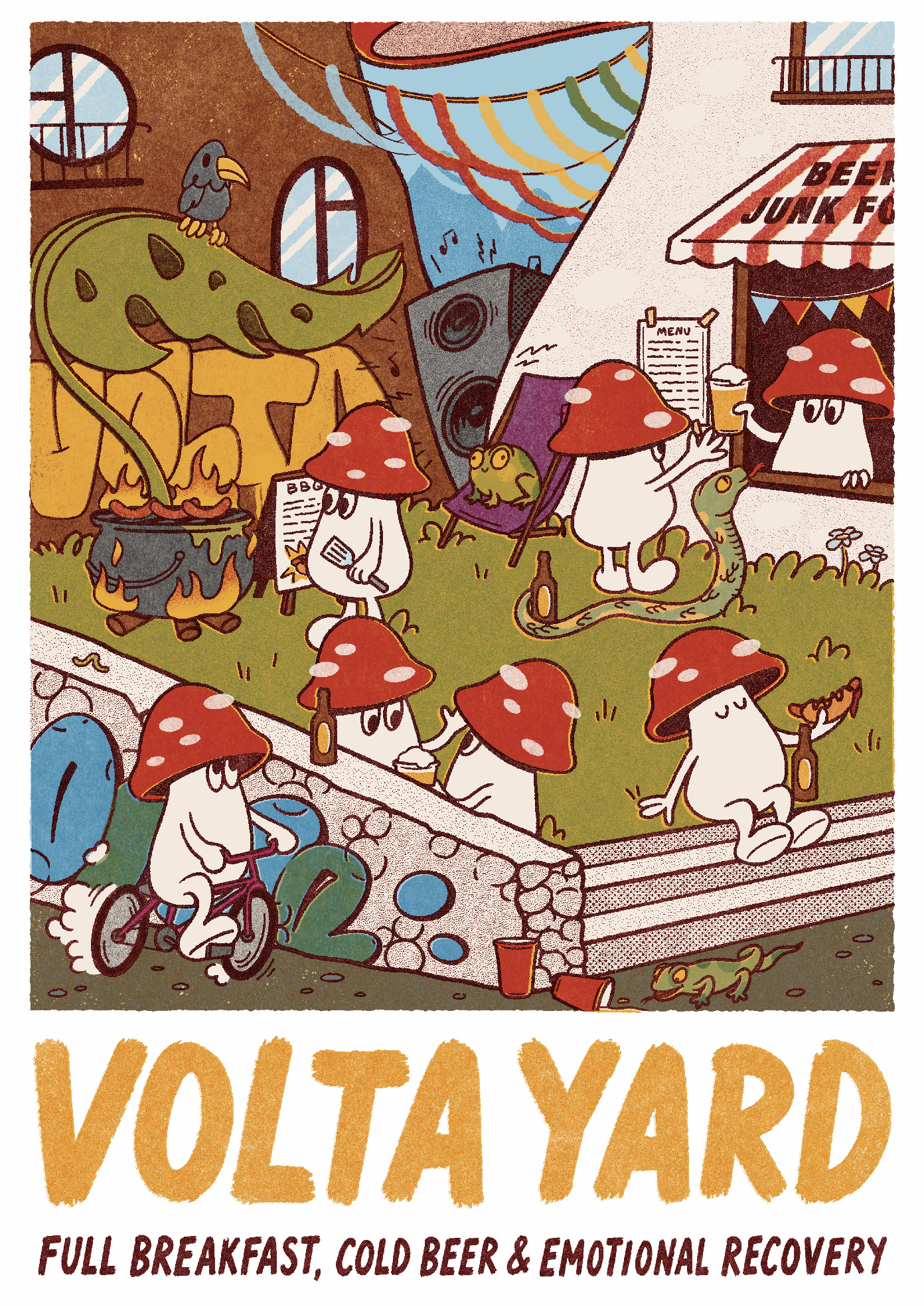 Афиша VOLTA YARD, 2026 — Изображение №2 — Иллюстрация, Графика на Dprofile