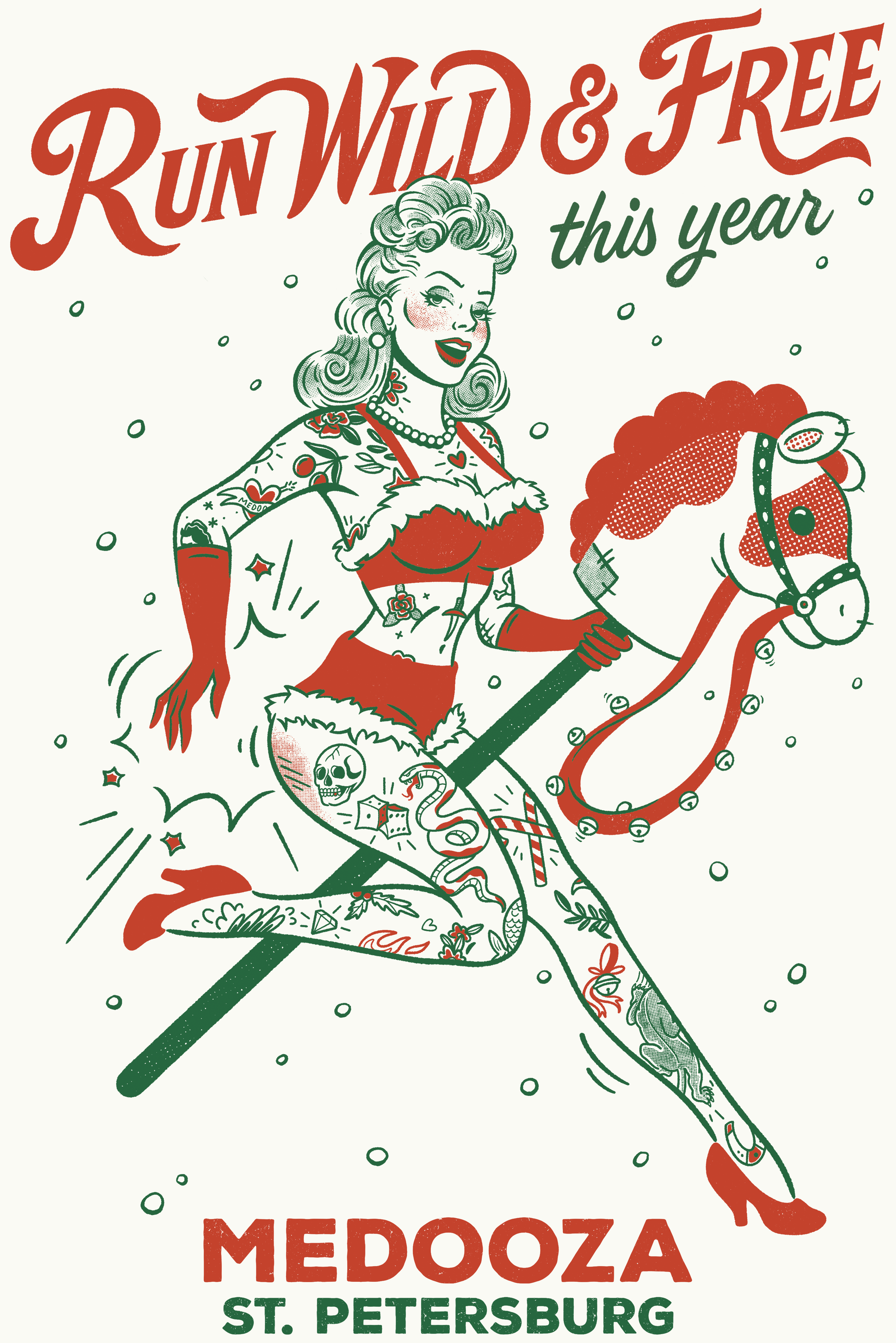 X-Mas Collection for Medooza, 2026 — Изображение №2 — Брендинг, Иллюстрация на Dprofile