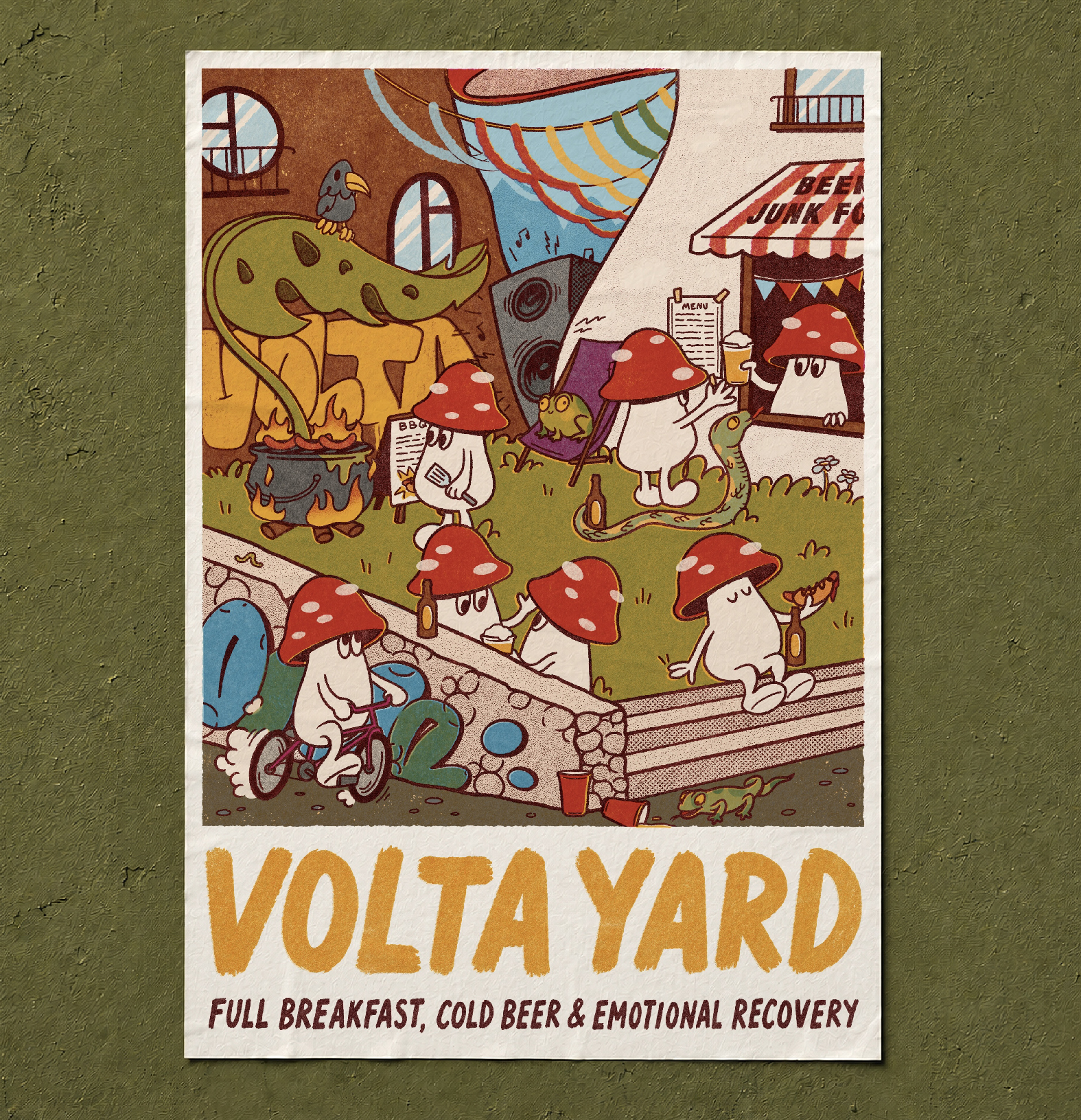 Афиша VOLTA YARD, 2026 — Изображение №1 — Иллюстрация, Графика на Dprofile