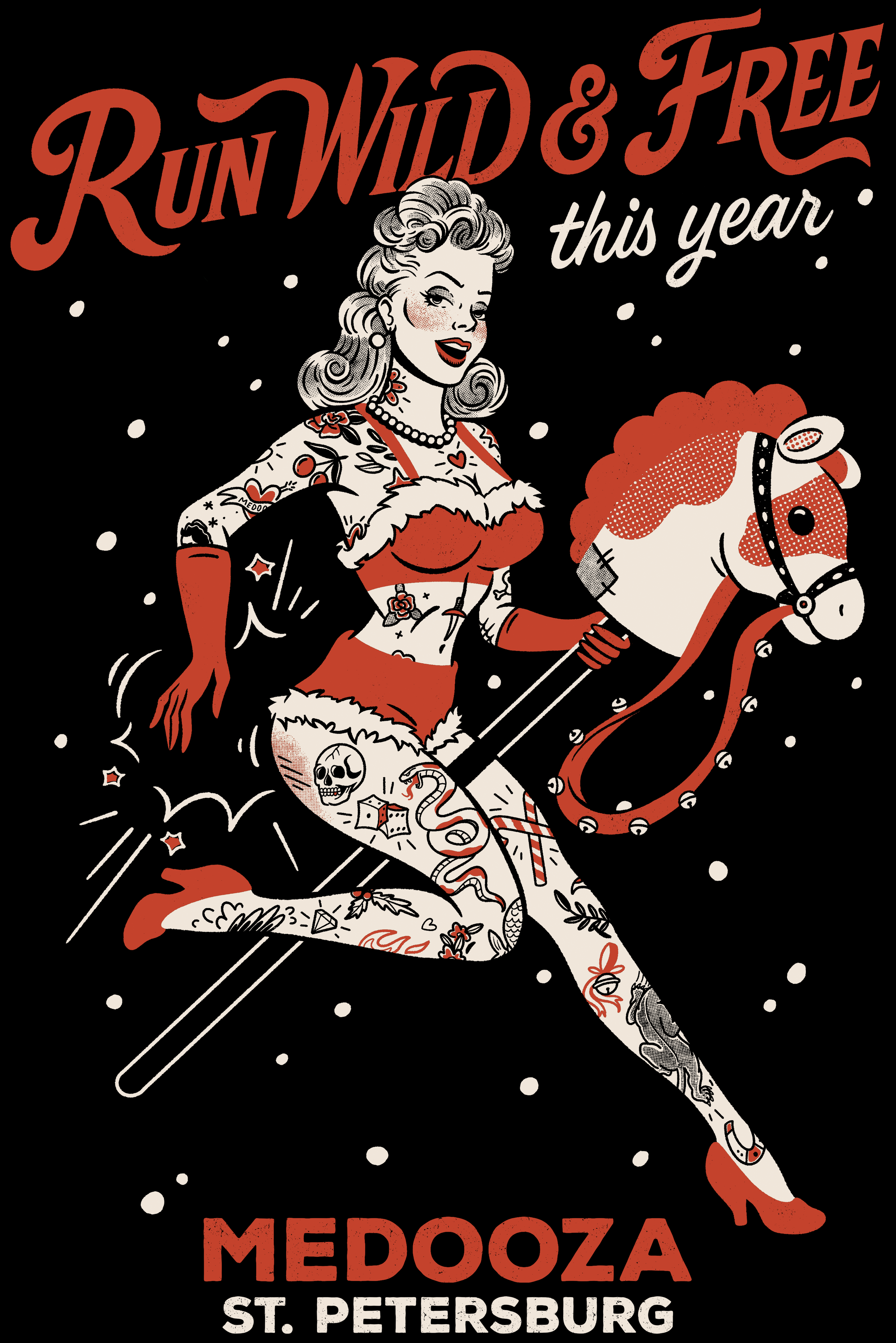 X-Mas Collection for Medooza, 2026 — Изображение №3 — Брендинг, Иллюстрация на Dprofile