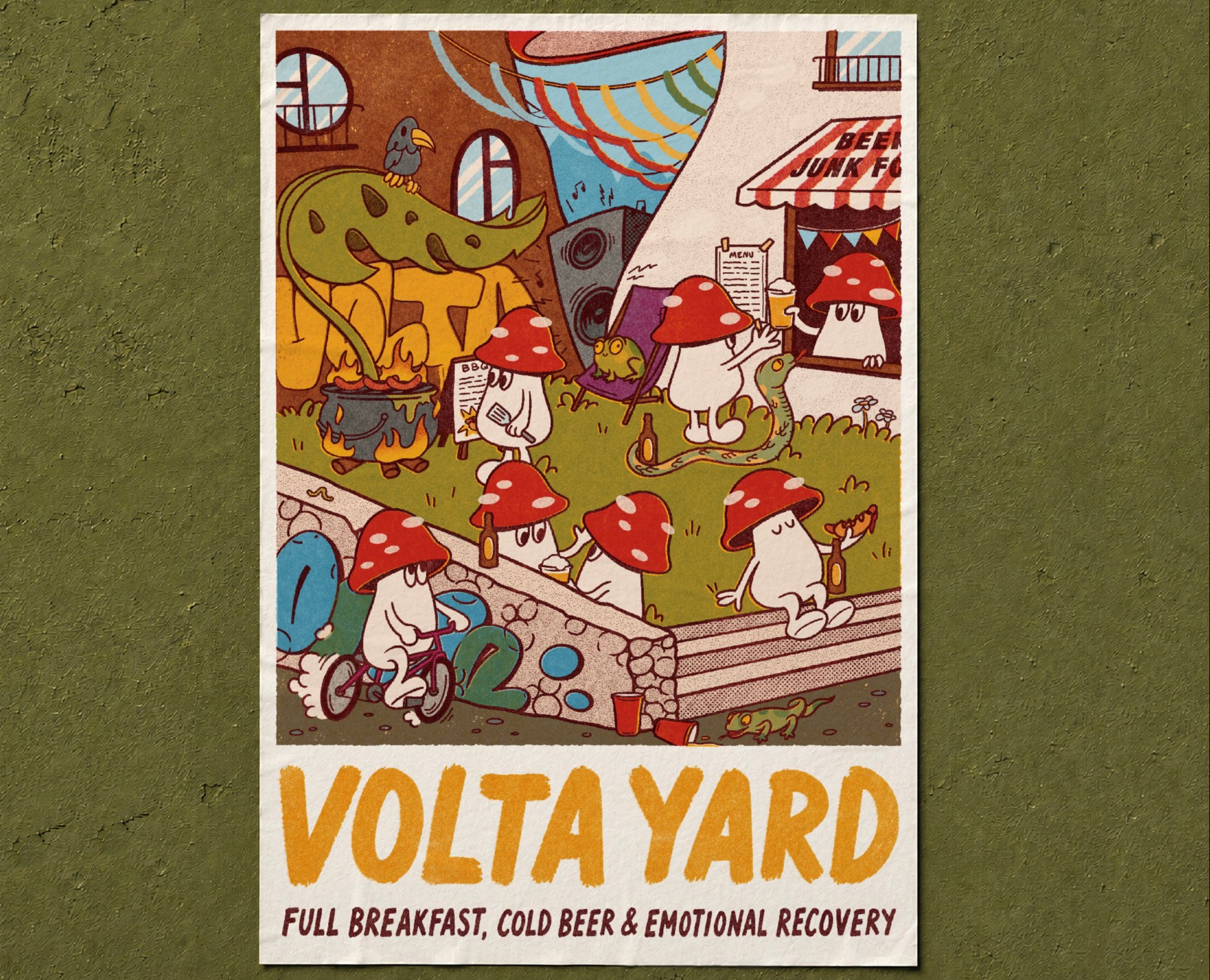 Афиша VOLTA YARD, 2026 — Иллюстрация, Графика на Dprofile