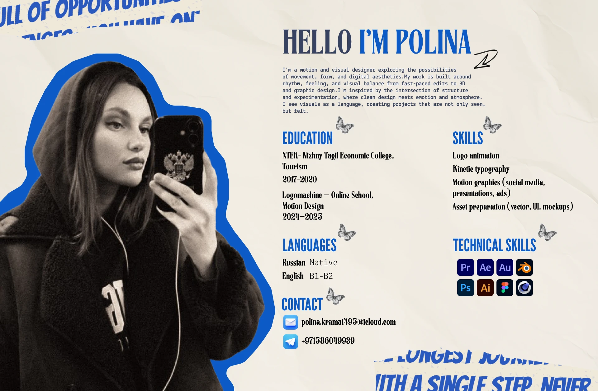 Portfolio 2026 | Motion Design — Изображение №2 — Иллюстрация, Анимация на Dprofile