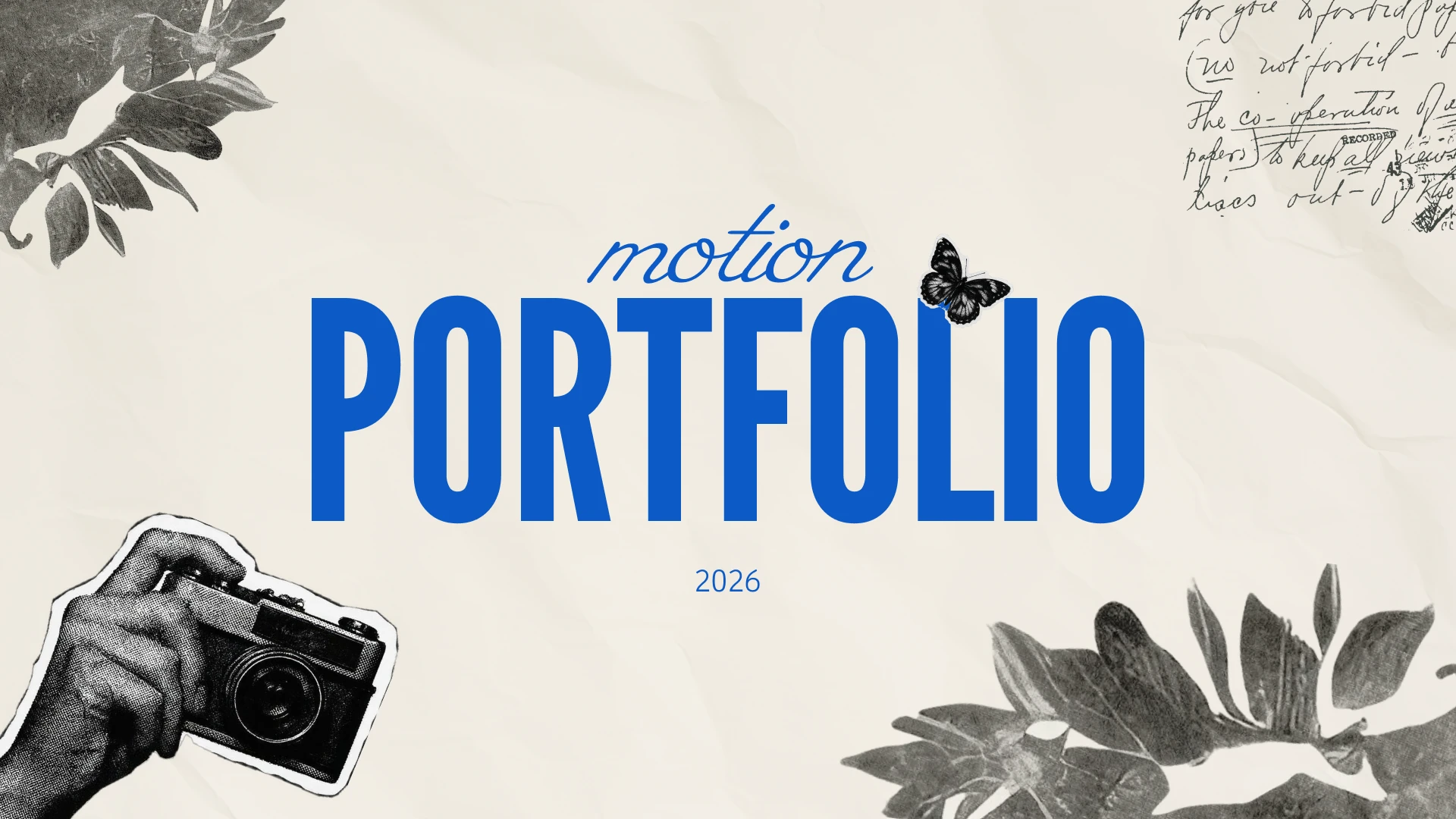 Portfolio 2026 | Motion Design — Изображение №1 — Иллюстрация, Анимация на Dprofile