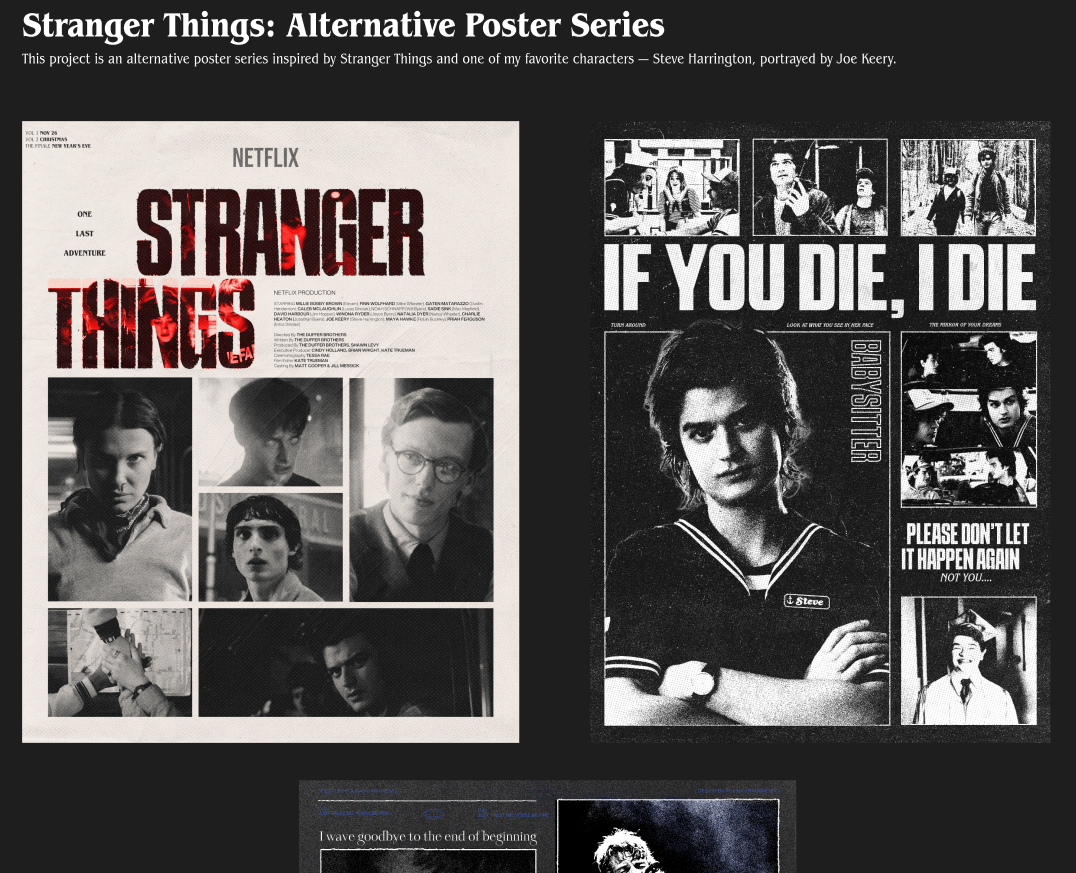 Stranger Things: Alternative Poster Serie — Брендинг, Иллюстрация на Dprofile