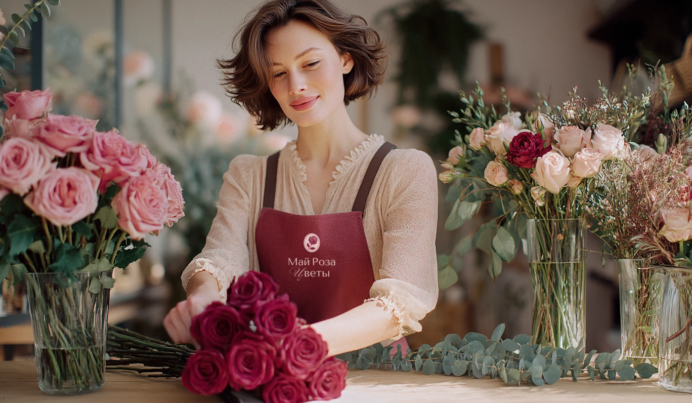 Логотип цветочного салона / Flower salon logo — Изображение №7 — Брендинг на Dprofile