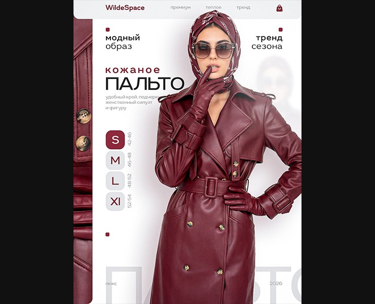 Инфографика "Пальто" на Dprofile