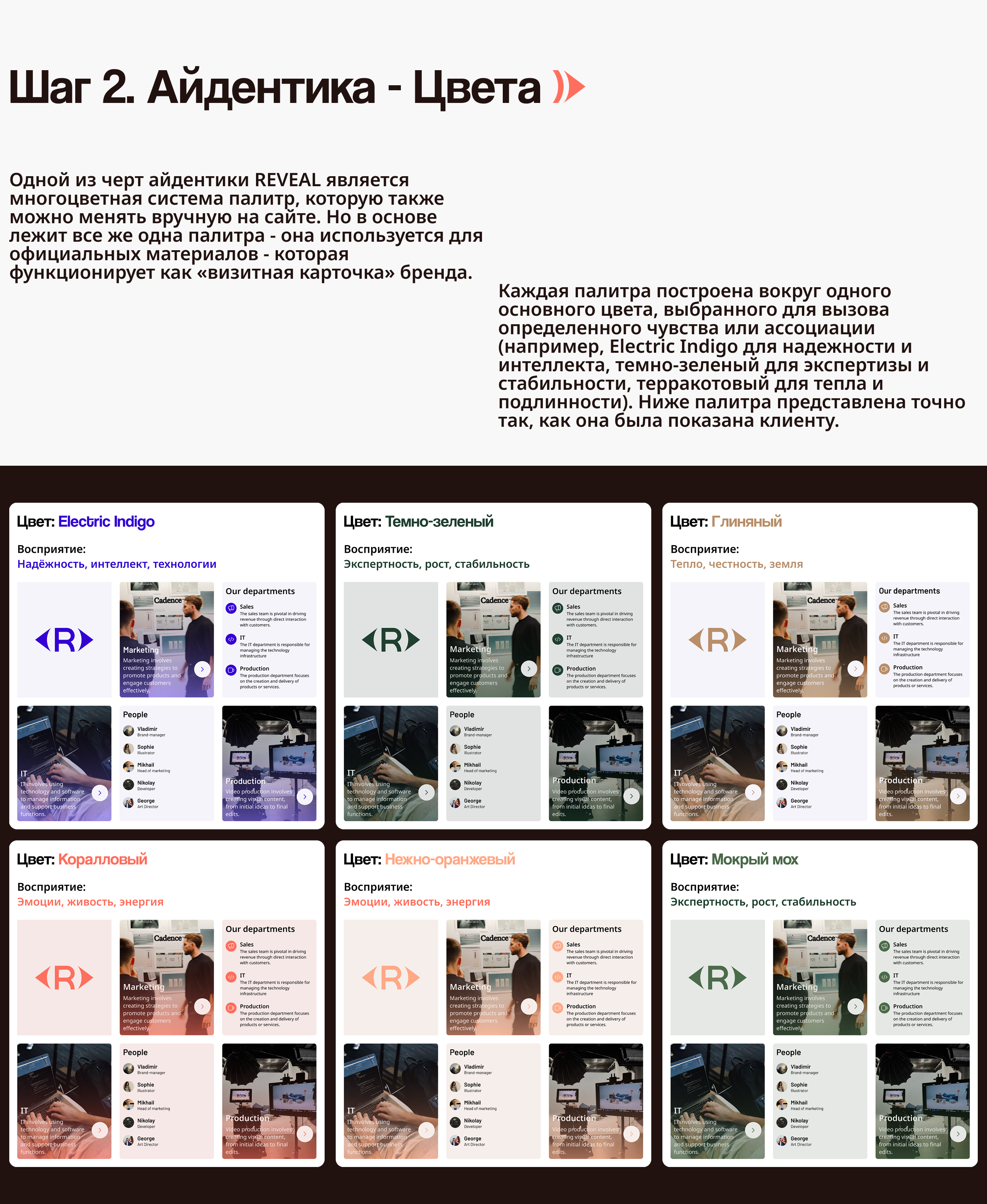 REVEAL | Агентство — Изображение №6 — Интерфейсы, Брендинг на Dprofile