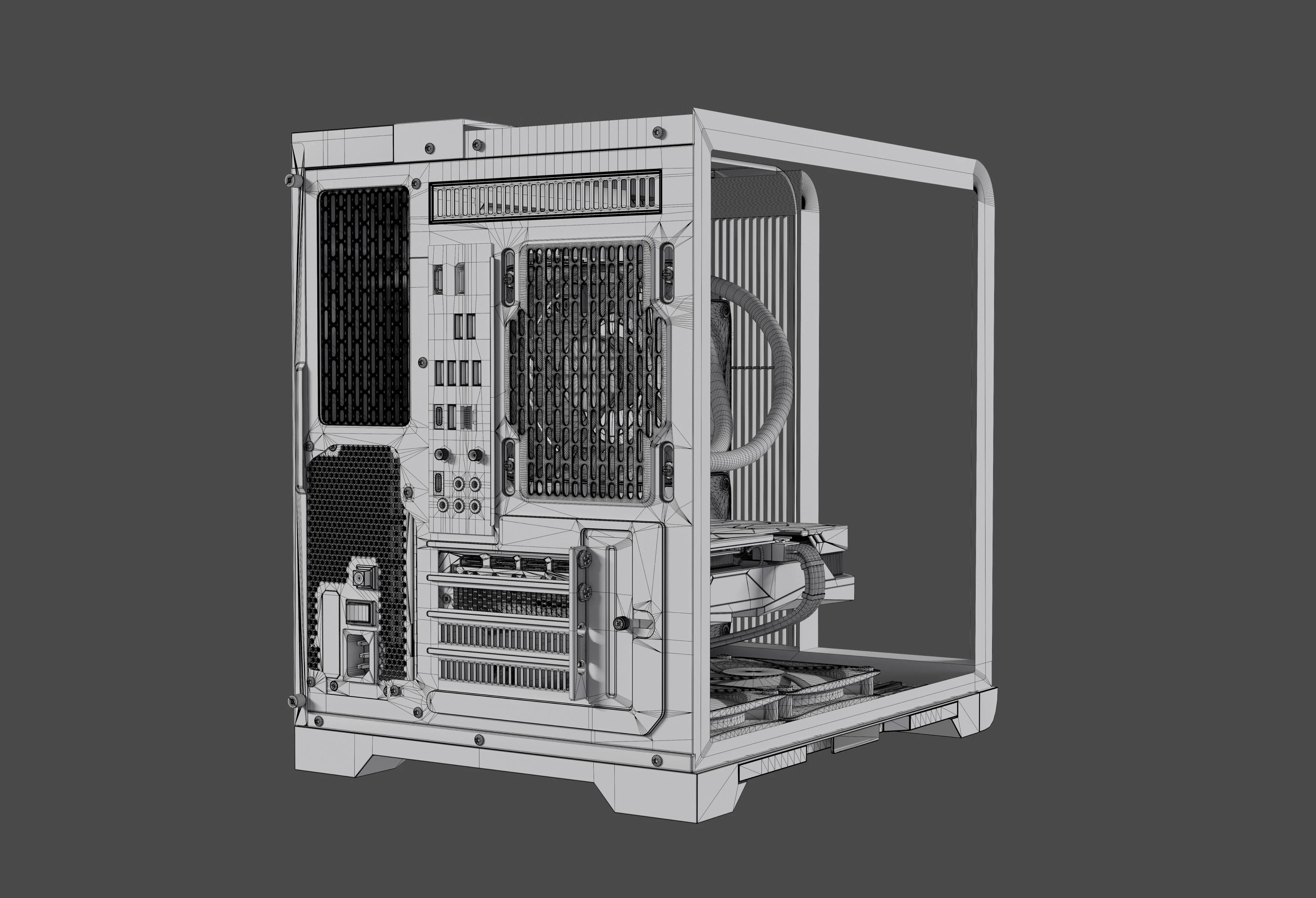 Корпус 1STPLAYER RT5. Cистемный блок. Визуализация. — Изображение №14 — 3D на Dprofile
