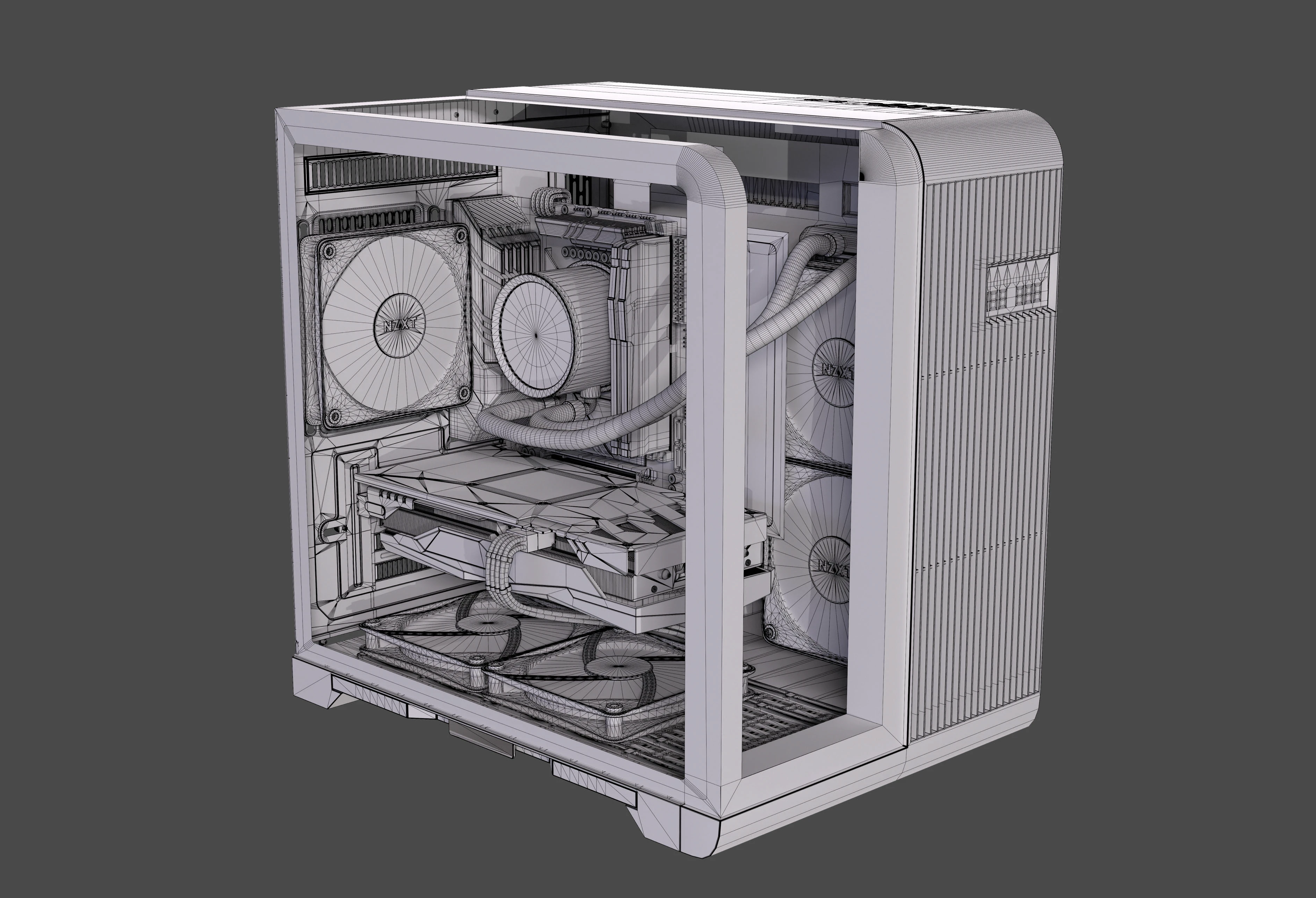 Корпус 1STPLAYER RT5. Cистемный блок. Визуализация. — Изображение №11 — 3D на Dprofile