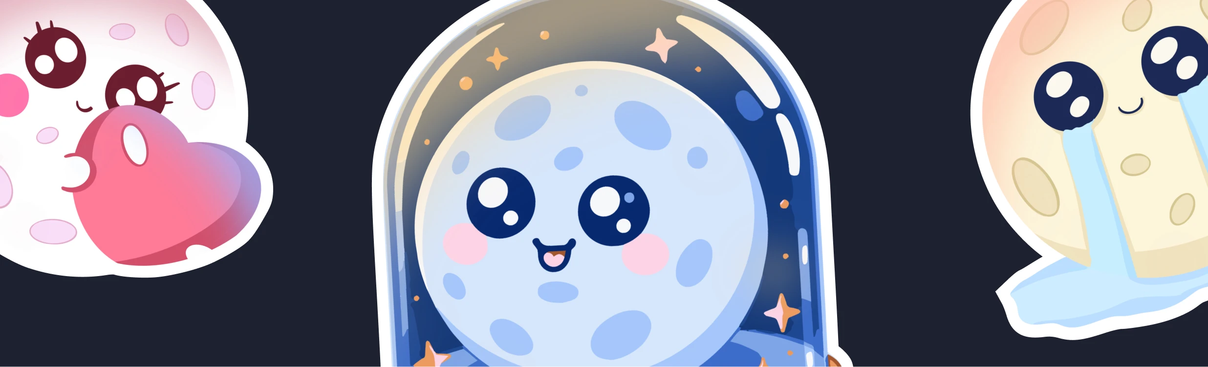 Lumi stickerpack/Луми стикерпак — Изображение №1 — Брендинг, Иллюстрация на Dprofile