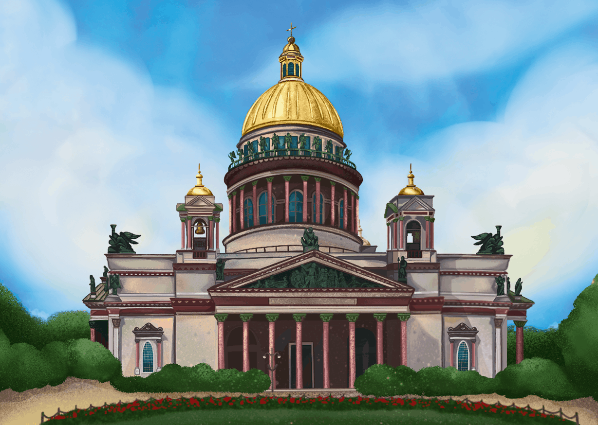 Иллюстрации для переливных сувениров — Изображение №4 — Иллюстрация, Архитектура на Dprofile